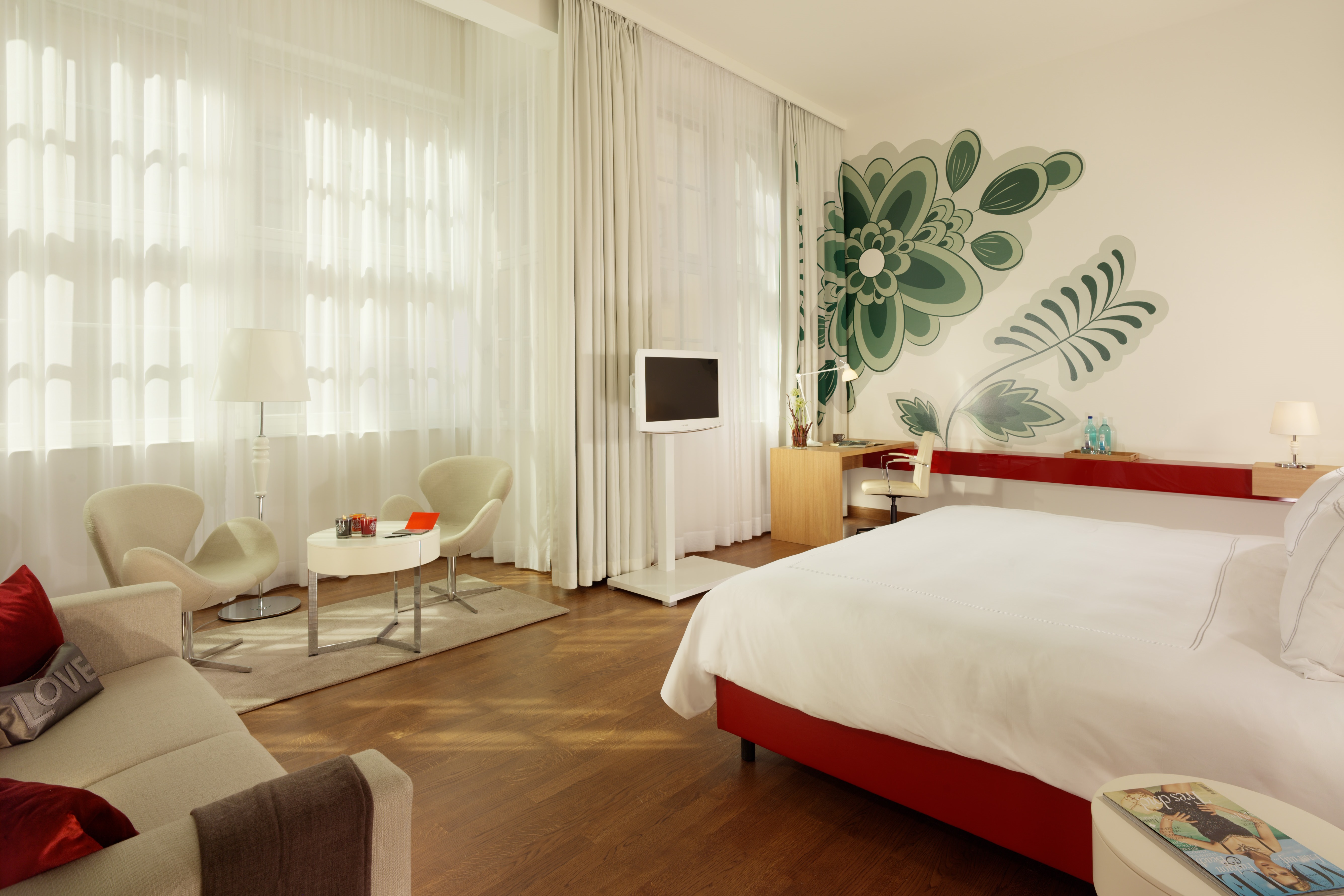 Guest room at the Hyperion Hotel Dresden am Schloss in Dresden, Other than US/Canada