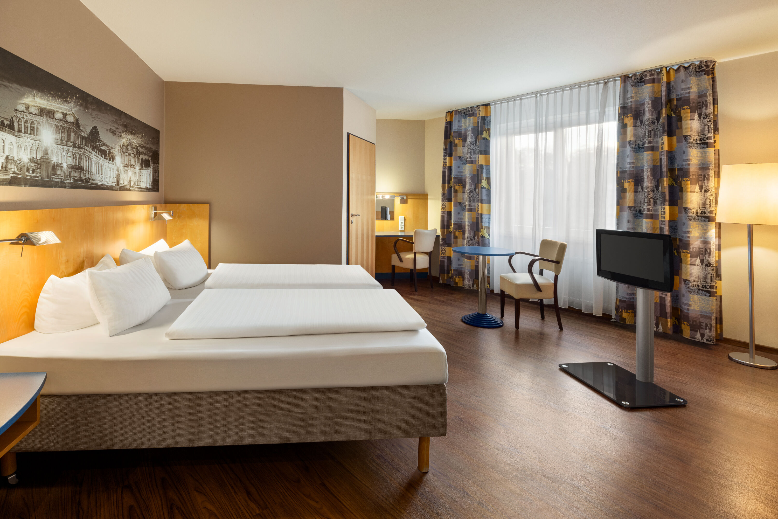 Guest room at the Amedia Dresden Elbpromenade, Trademark Collection by Wyndham in Dresden, Other than US/Canada