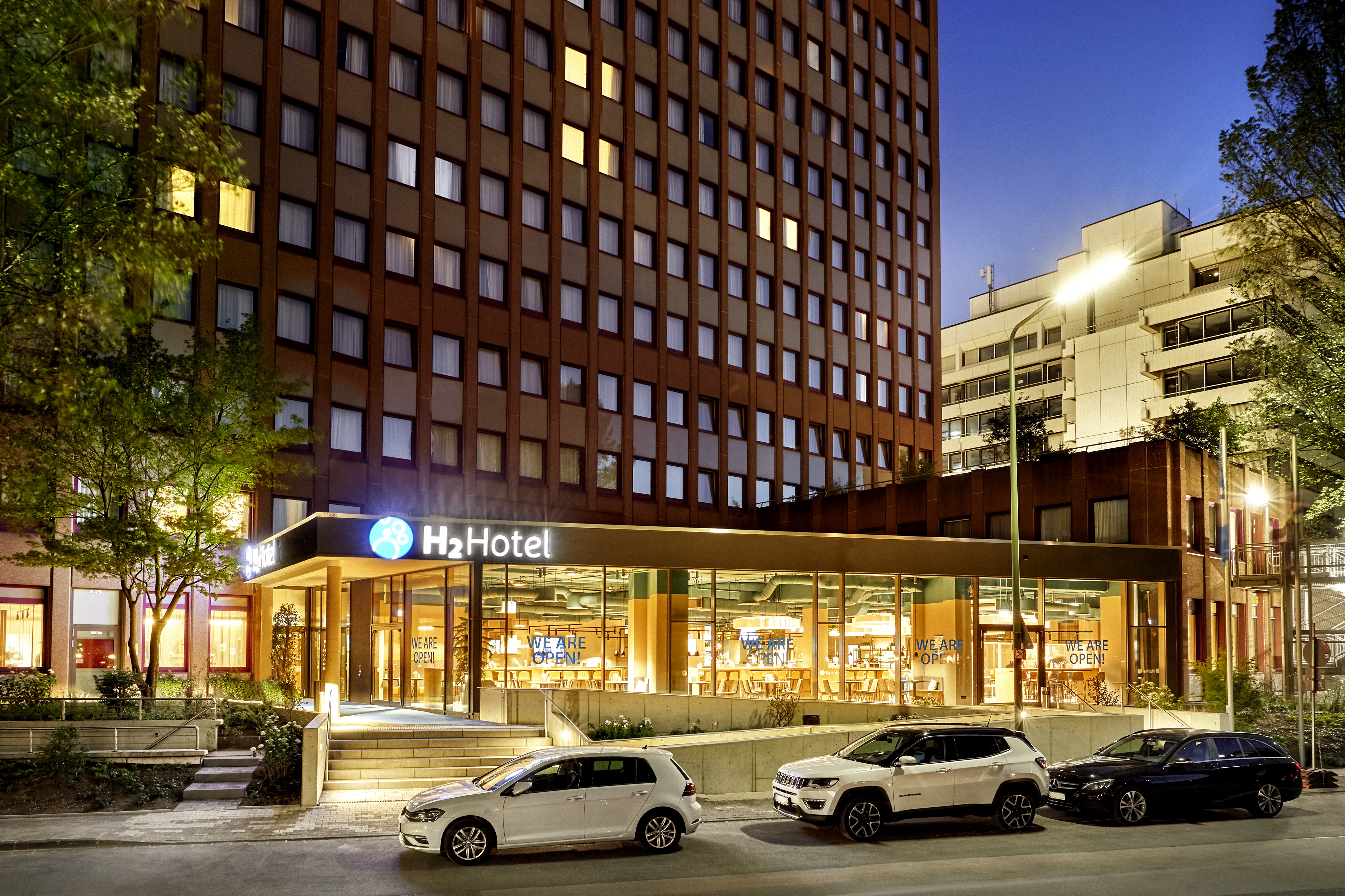 Exterior of H2 Hotel Dusseldorf Seestern hotel in Duesseldorf, Other than US/Canada