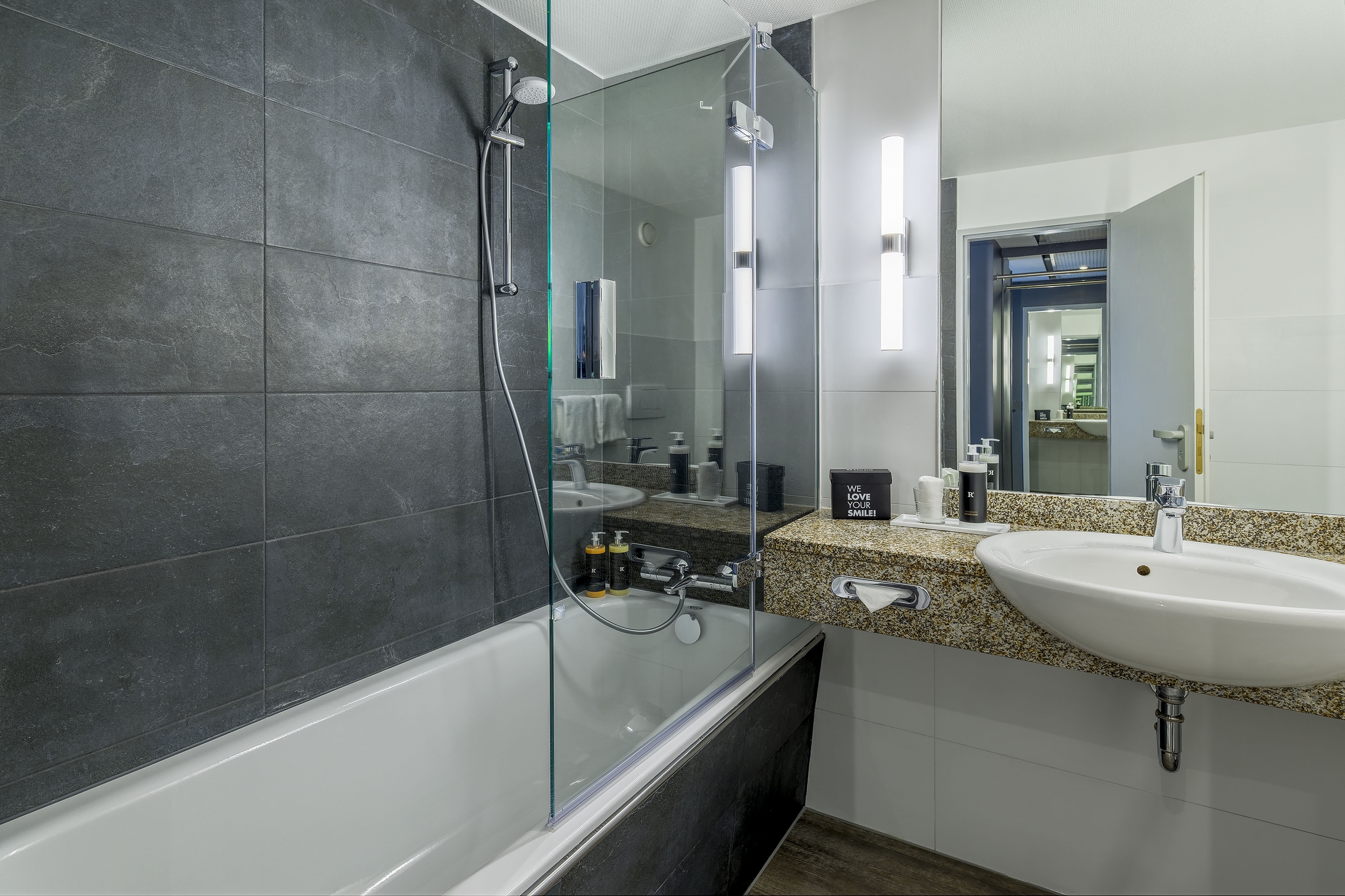 Guest room bath at the elaya hotel frankfutrt oberursel, Trademark Collection in Frankfurt Oberursel, Other than US/Canada