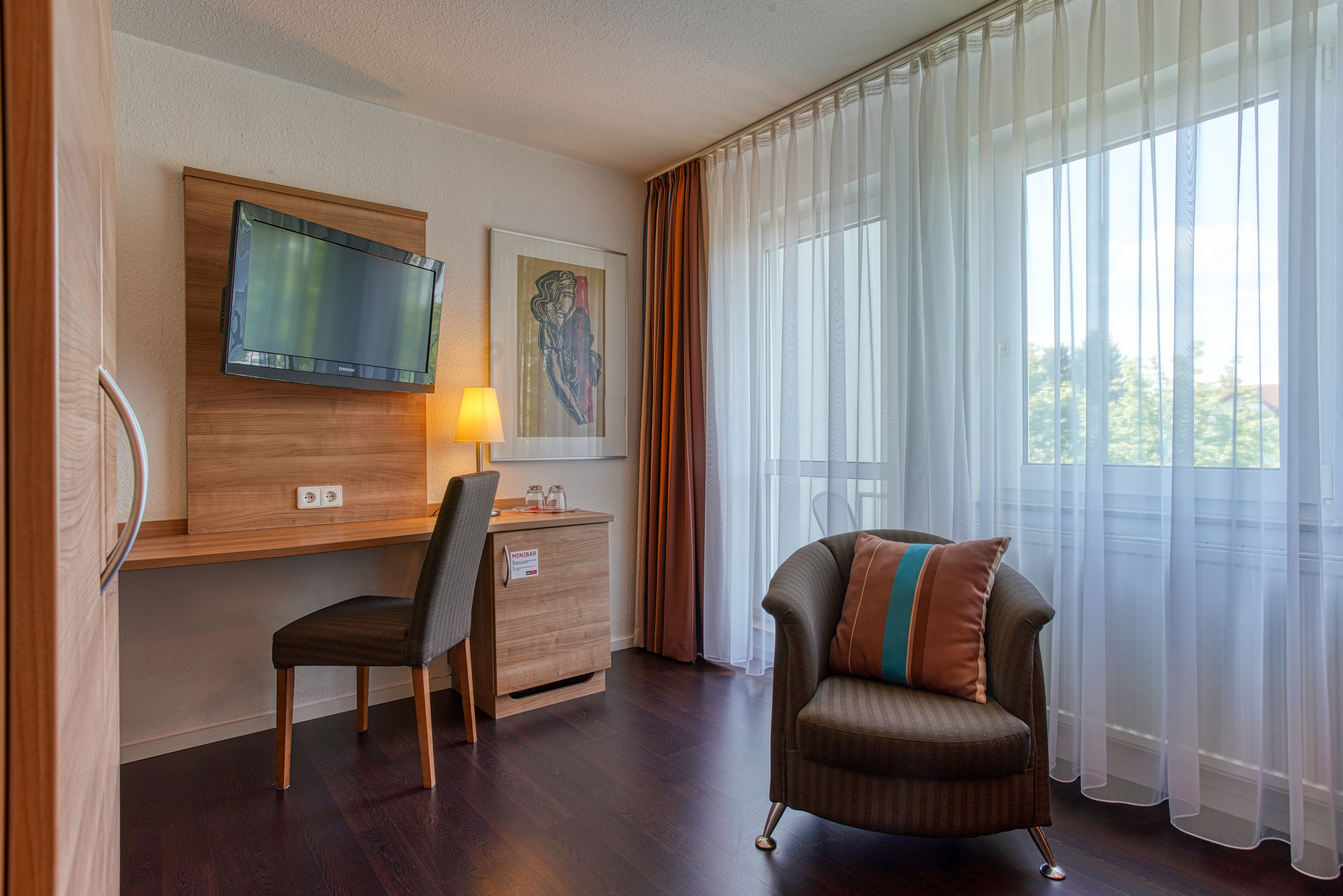 Guest room at the Centro Hotel U-NO1, Trademark Collection by Wyndham in Grossbettlingen, Other than US/Canada