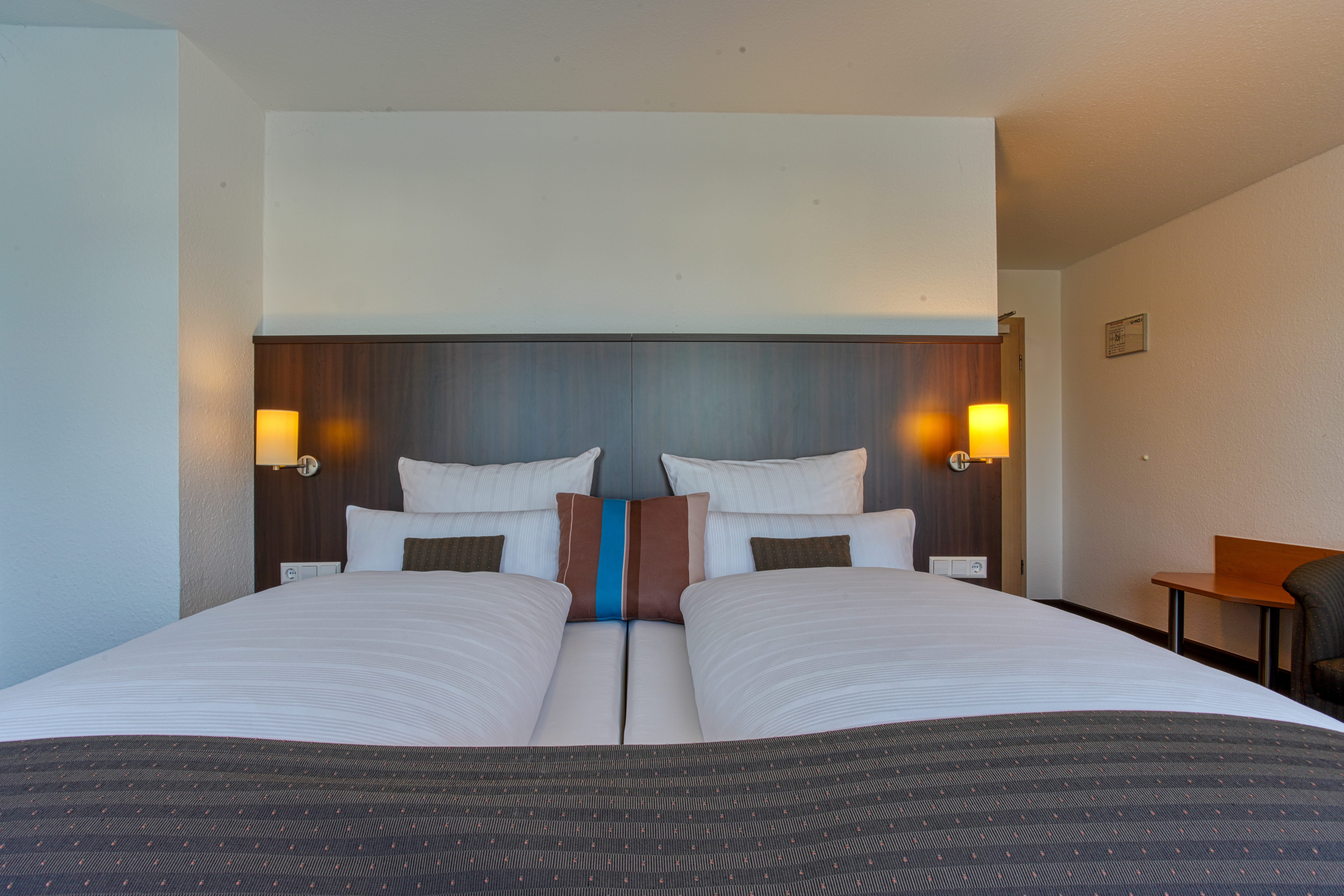 Guest room at the Centro Hotel U-NO1, Trademark Collection by Wyndham in Grossbettlingen, Other than US/Canada