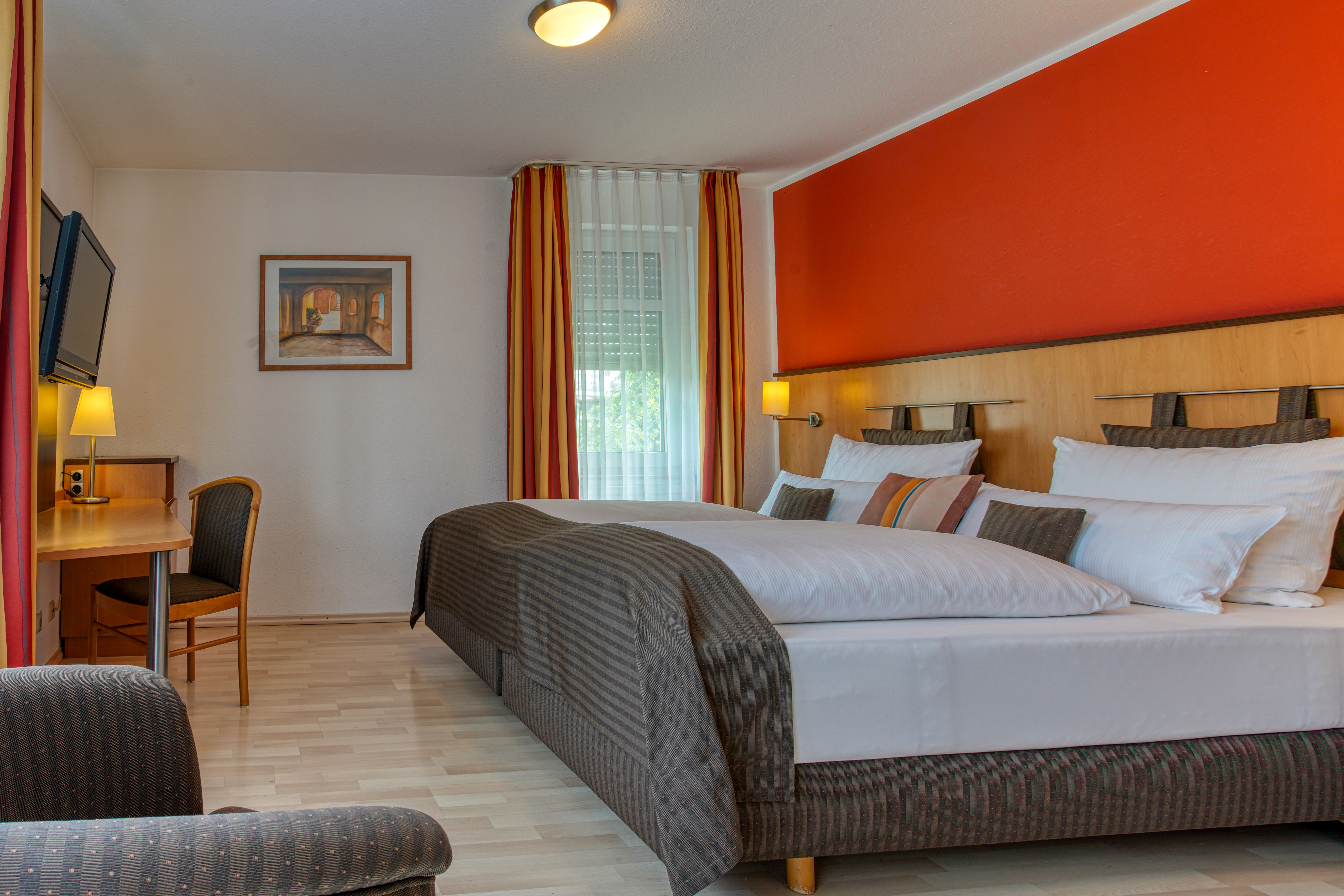 Guest room at the Centro Hotel U-NO1, Trademark Collection by Wyndham in Grossbettlingen, Other than US/Canada