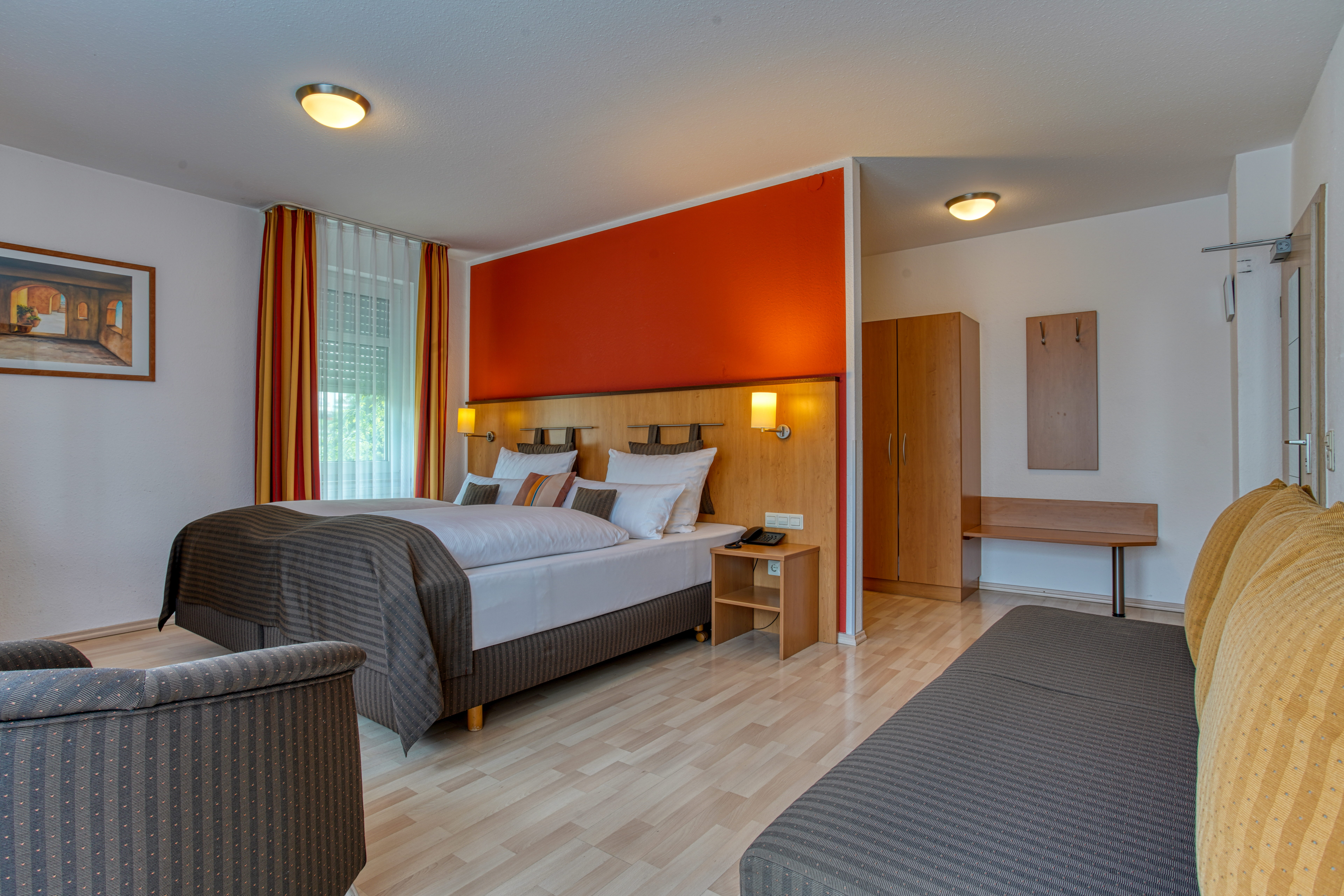 Guest room at the Centro Hotel U-NO1, Trademark Collection by Wyndham in Grossbettlingen, Other than US/Canada