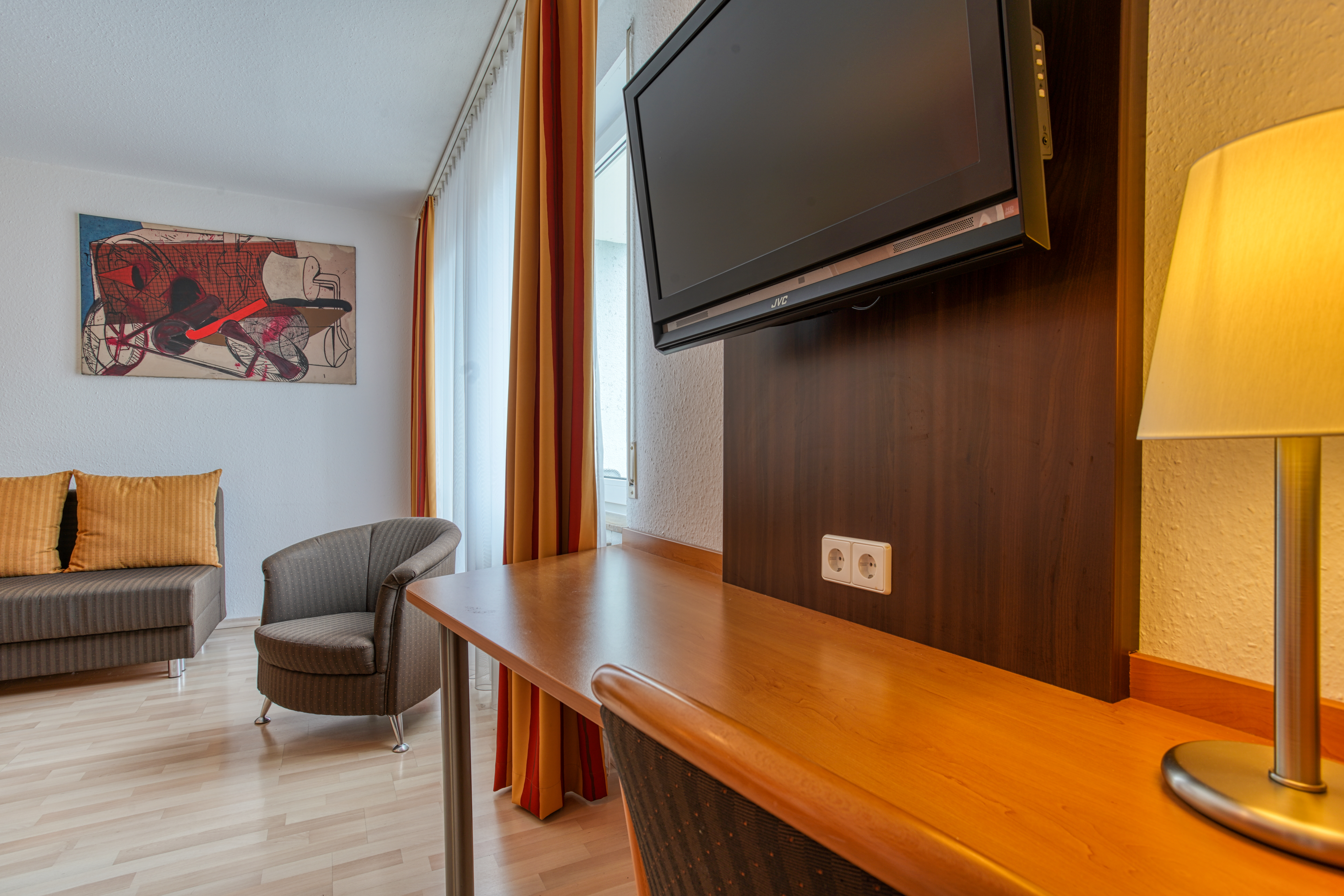 Guest room at the Centro Hotel U-NO1, Trademark Collection by Wyndham in Grossbettlingen, Other than US/Canada