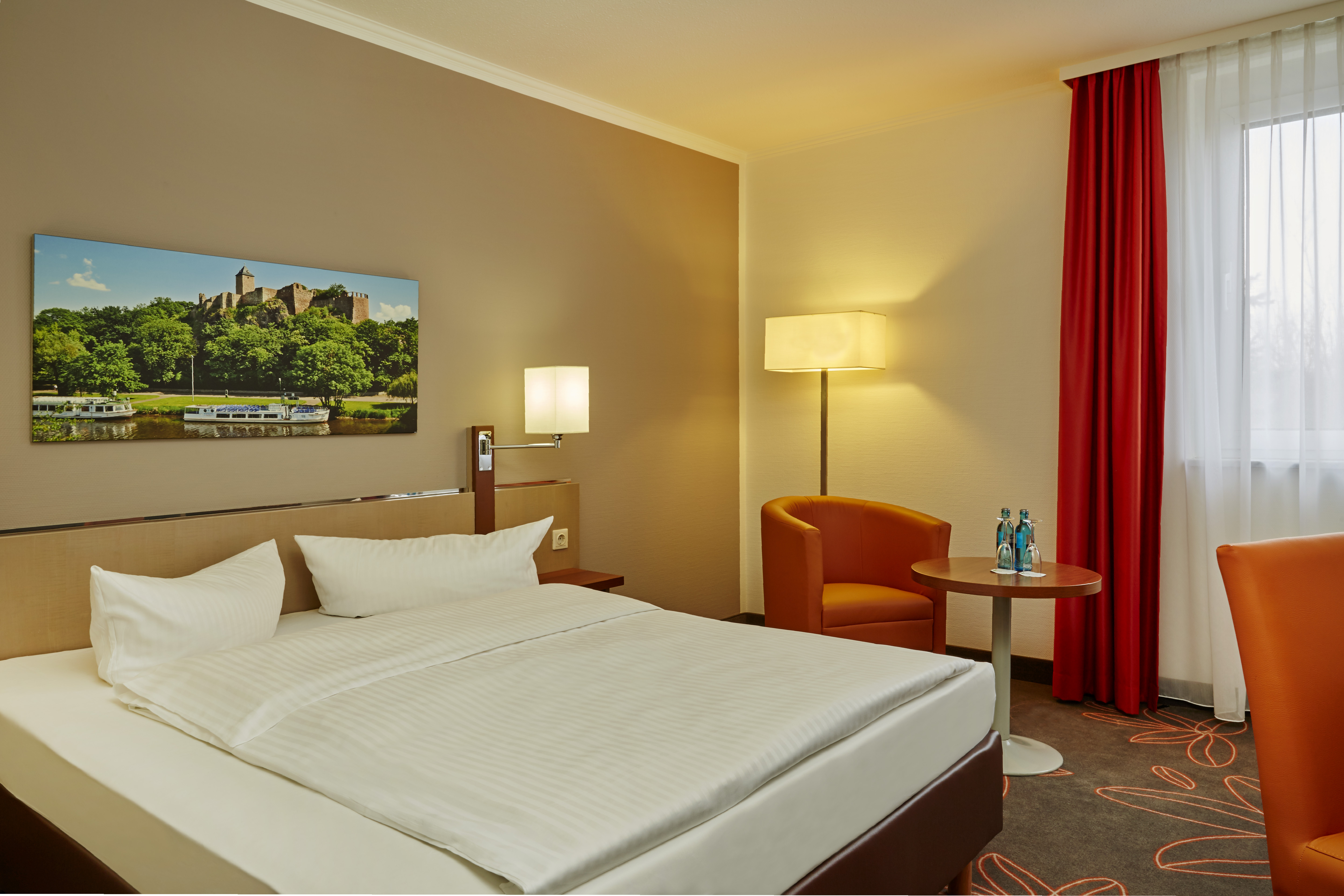 Guest room at the H+ Hotel Leipzig-Halle in Landsberg, Other than US/Canada