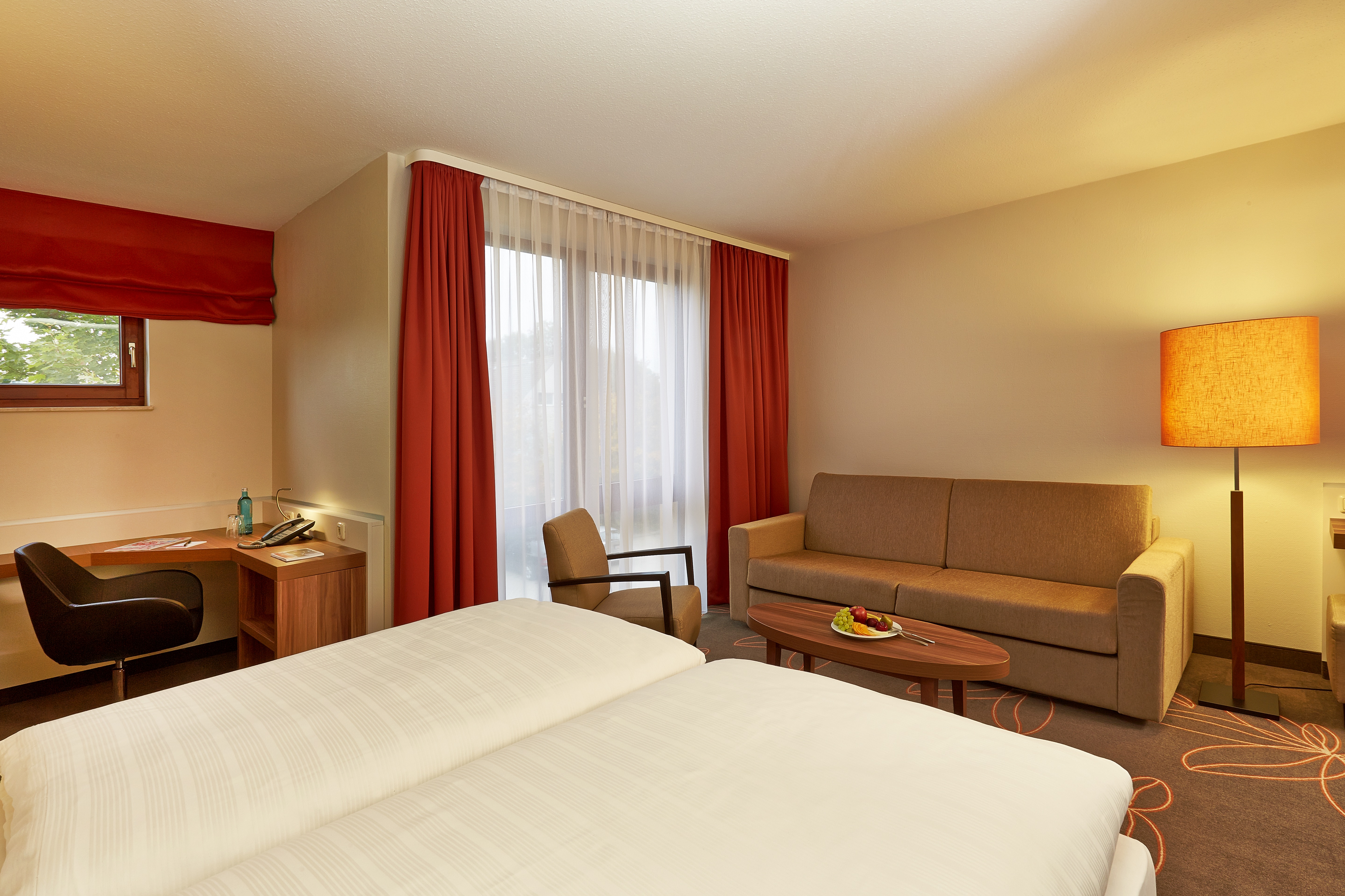 Guest room at the H+ Hotel Hannover in Hannover, Other than US/Canada