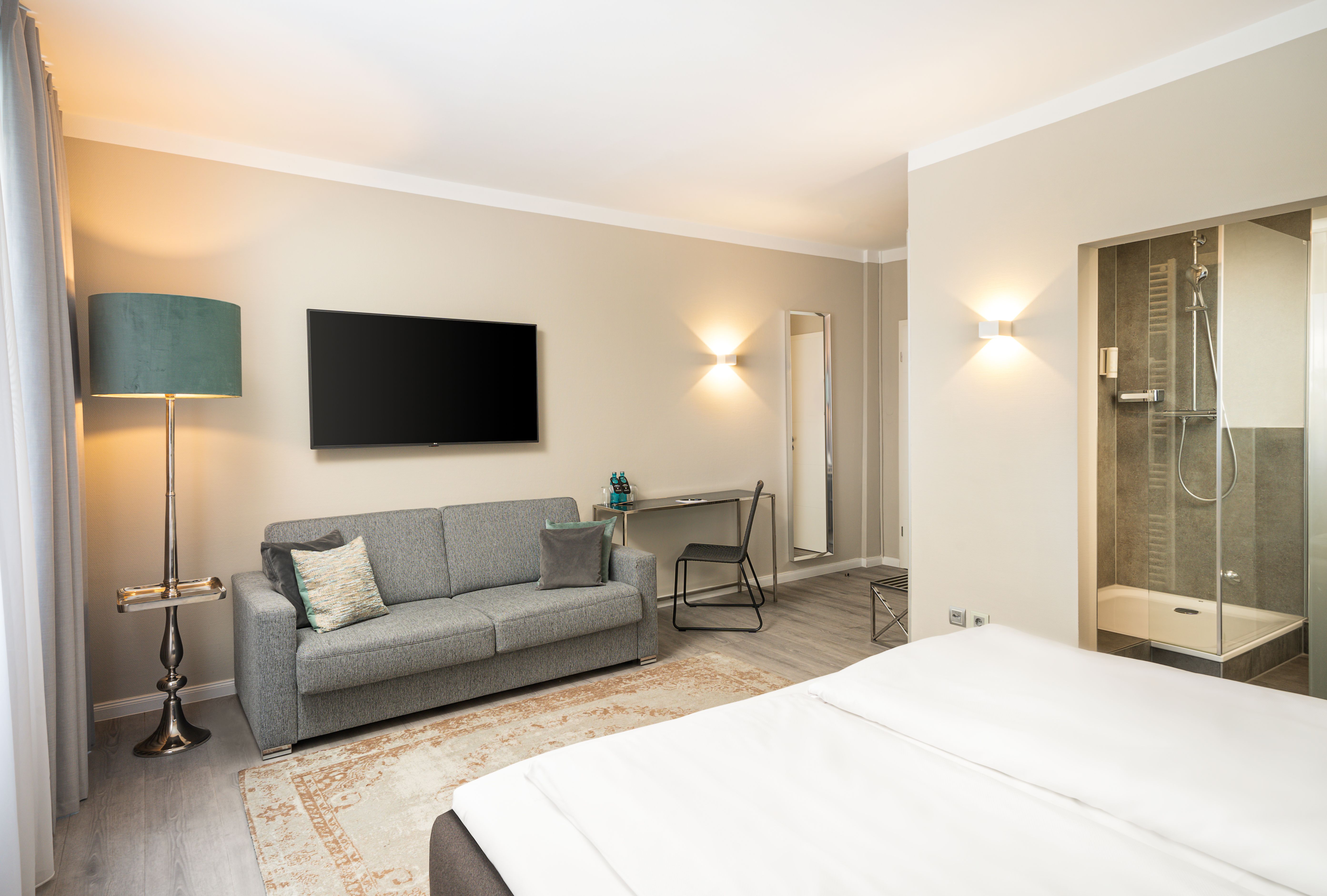 Guest room bath at the elaya hotel hannover city, Trademark by Wyndham in Hannover, Other than US/Canada