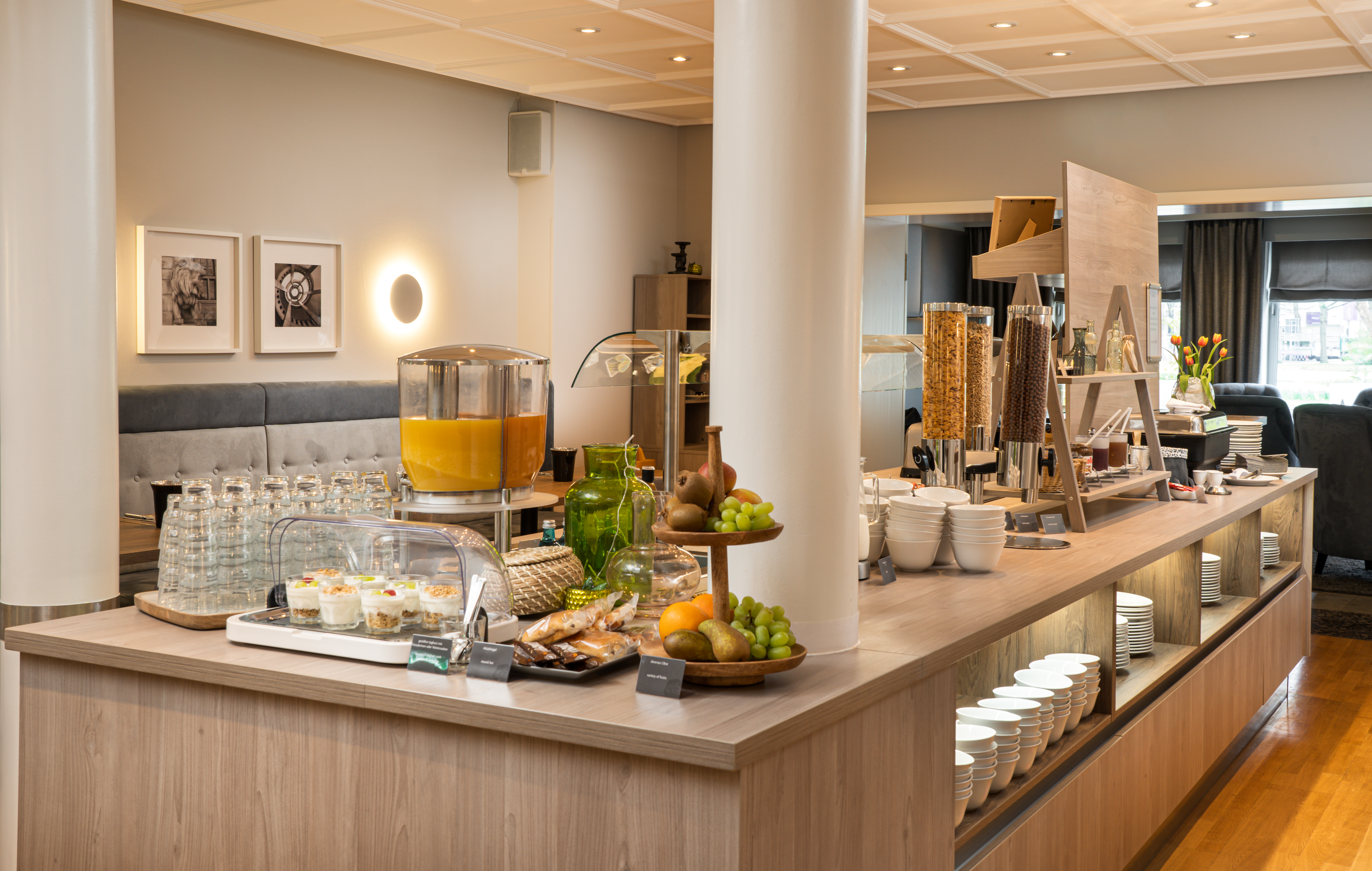 elaya hotel hannover city, Trademark by Wyndham restaurant breakfast area close up in Hannover, Other than US/Canada