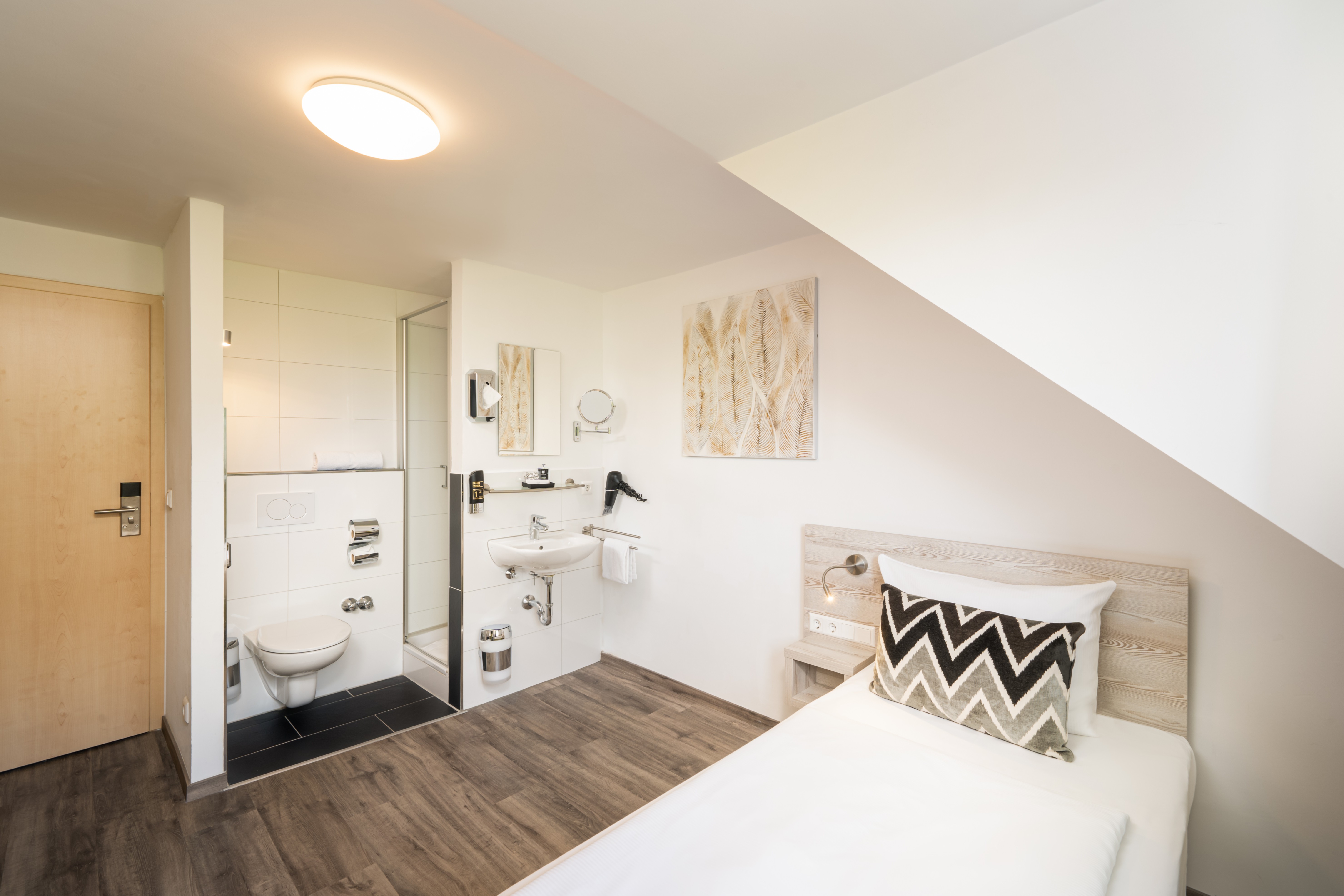 Guest room bath at the Arthotel ANA Eden Karlsruhe, Trademark Collection by Wyndham in Karlsruhe, Other than US/Canada