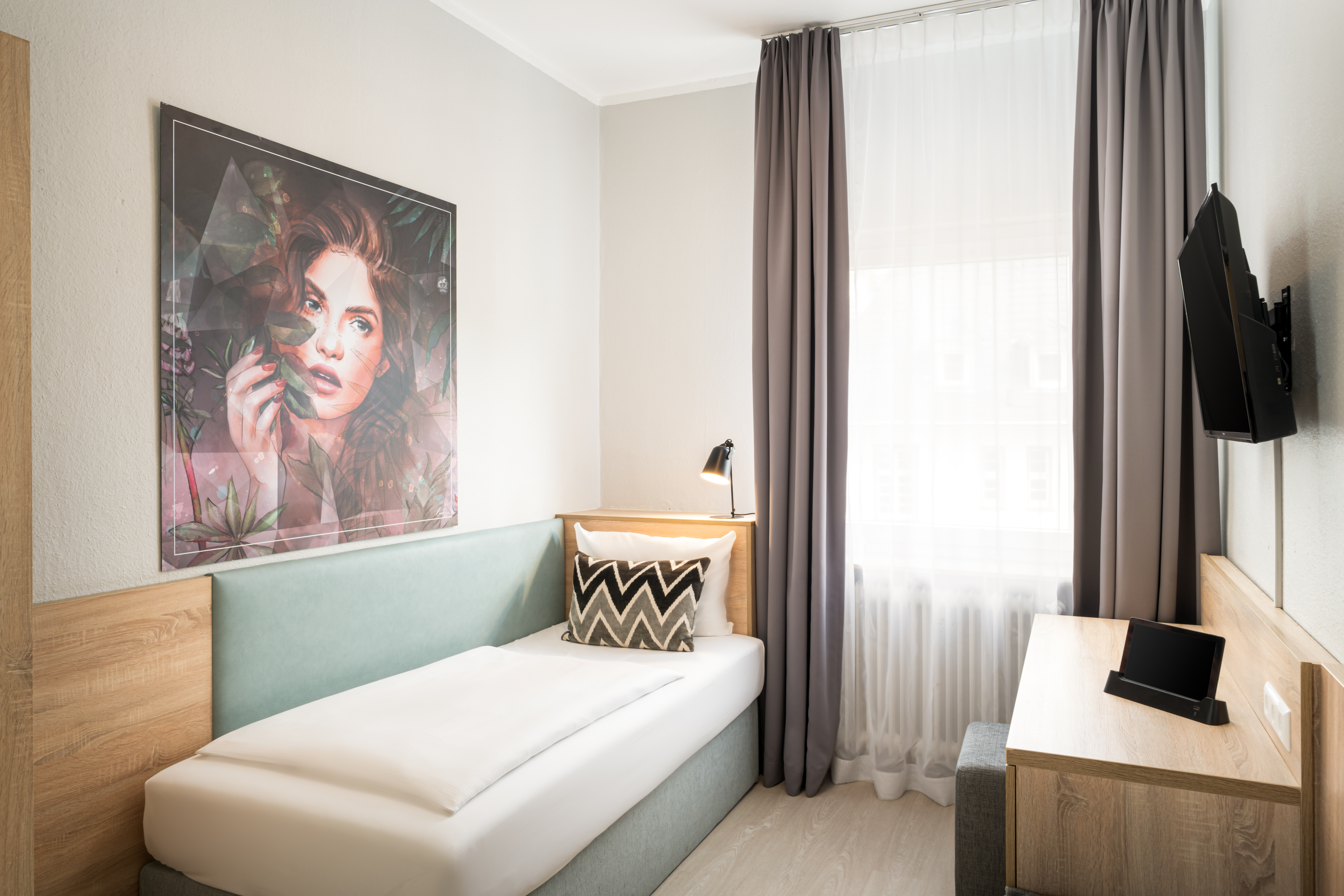 Guest room at the Arthotel ANA Eden Karlsruhe, Trademark Collection by Wyndham in Karlsruhe, Other than US/Canada