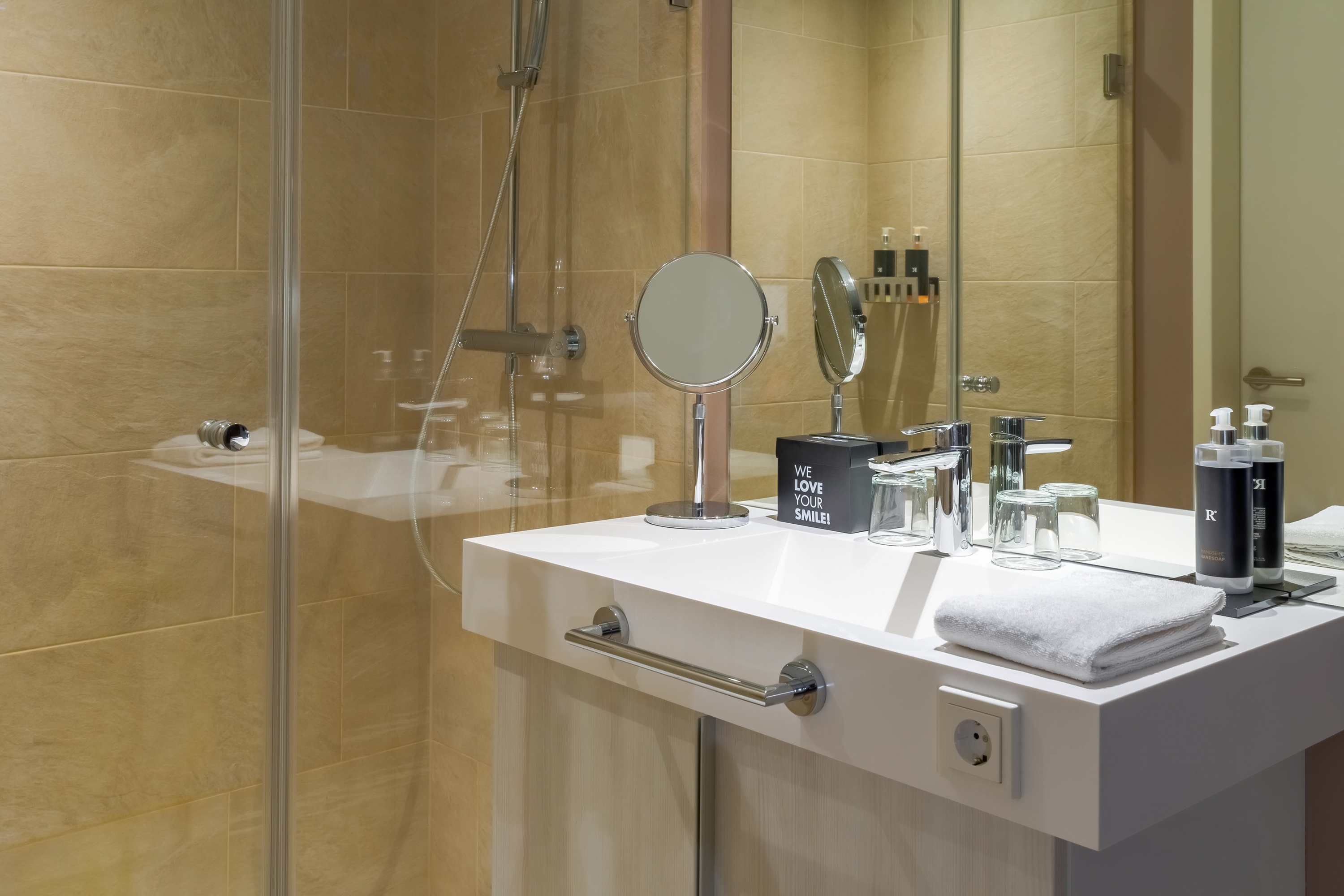 Guest room bath at the elaya hotel kleve, Trademark Collection by Wyndham in Kleve, Other than US/Canada
