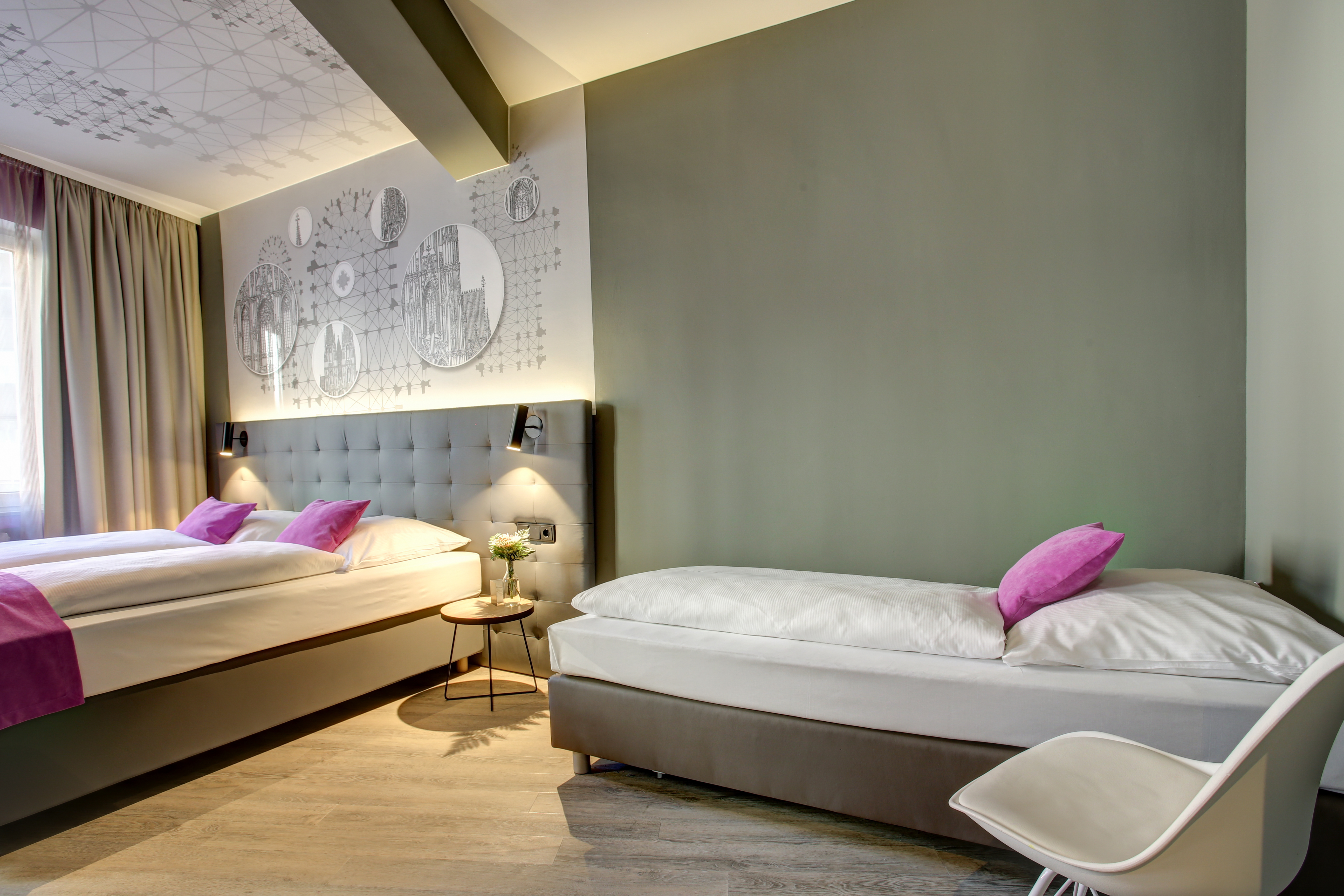 Guest room at the Boutique 003 Koln am DOM, Trademark Collection by Wyndham in Koeln, Other than US/Canada