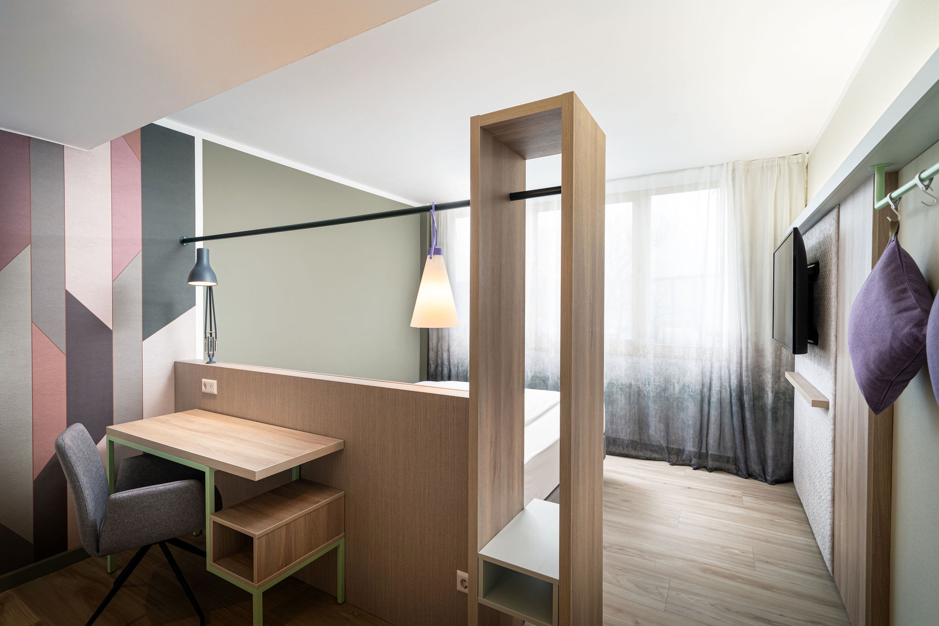 Guest room at the elaya Hotel Stuttgart Ludwigsburg, Trademark by Wyndham in Korntal-Munchingen, Other than US/Canada