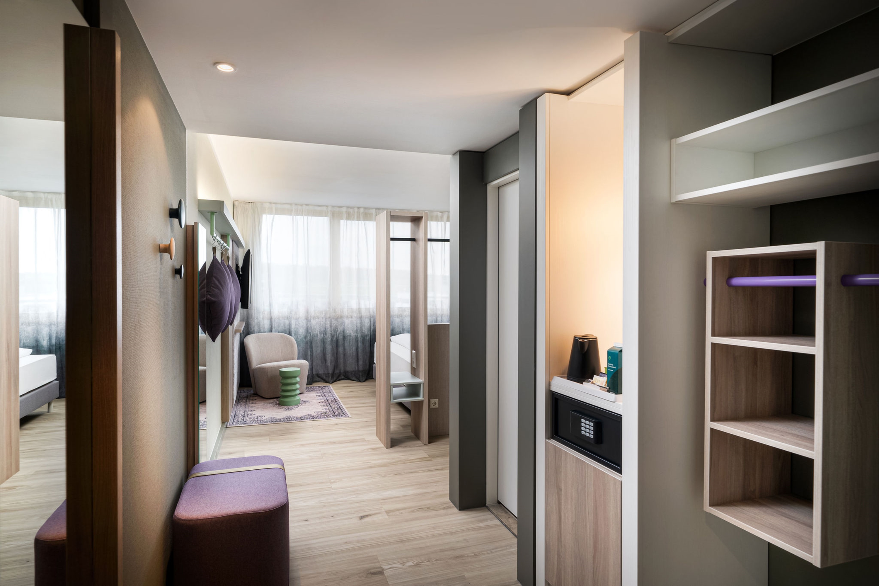 Guest room at the elaya Hotel Stuttgart Ludwigsburg, Trademark by Wyndham in Korntal-Munchingen, Other than US/Canada