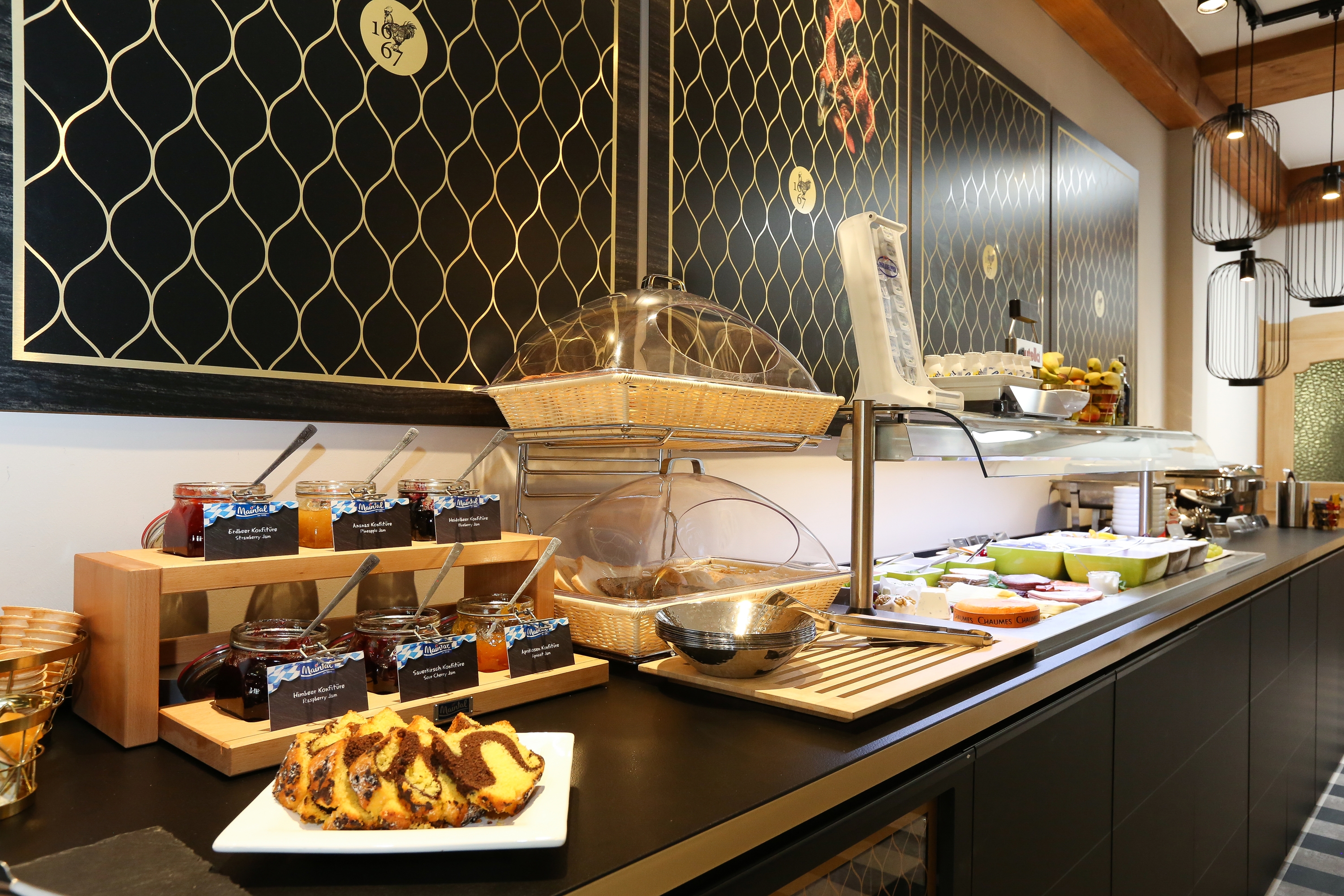 Arthotel ANA Goggl, Trademark Collection by Wyndham restaurant buffet in Landsberg am Lech, Other than US/Canada