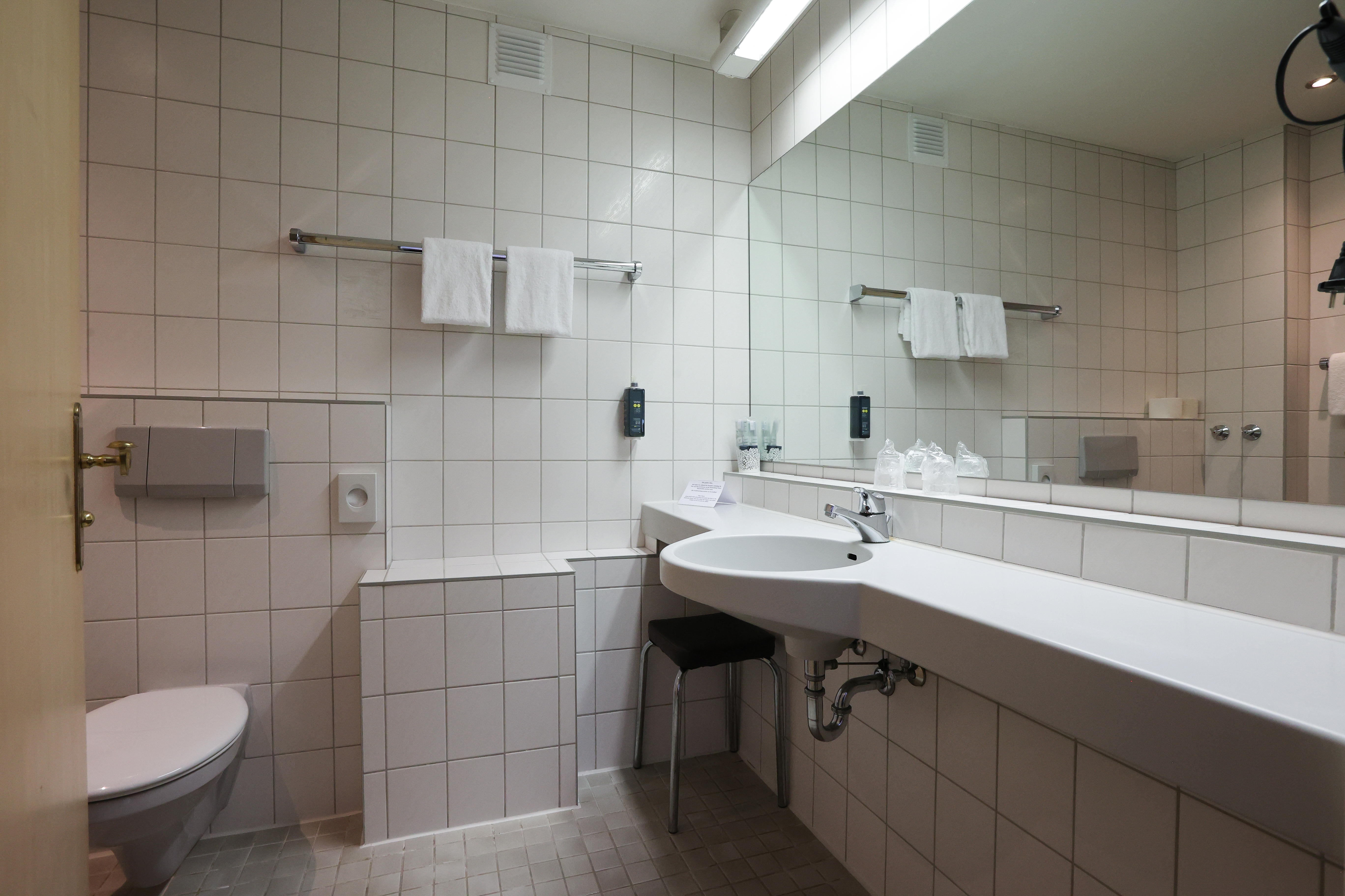 Guest room bath at the ANA Panorama, Trademark Collection by Wyndham in Marktoberdorf, Other than US/Canada