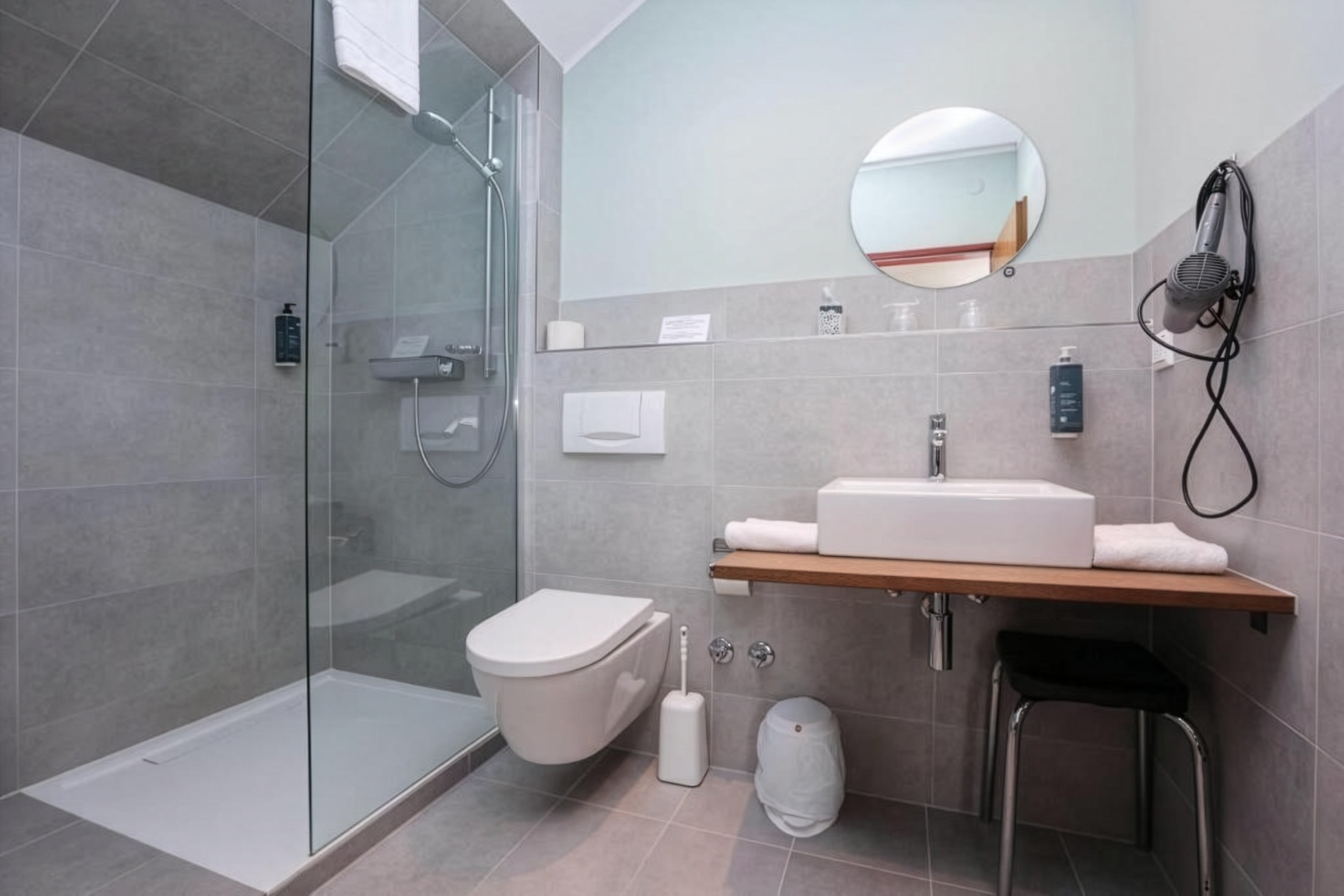 Guest room bath at the Arthotel ANA Panorama, Trademark Collection by Wyndham in Marktoberdorf, Other than US/Canada