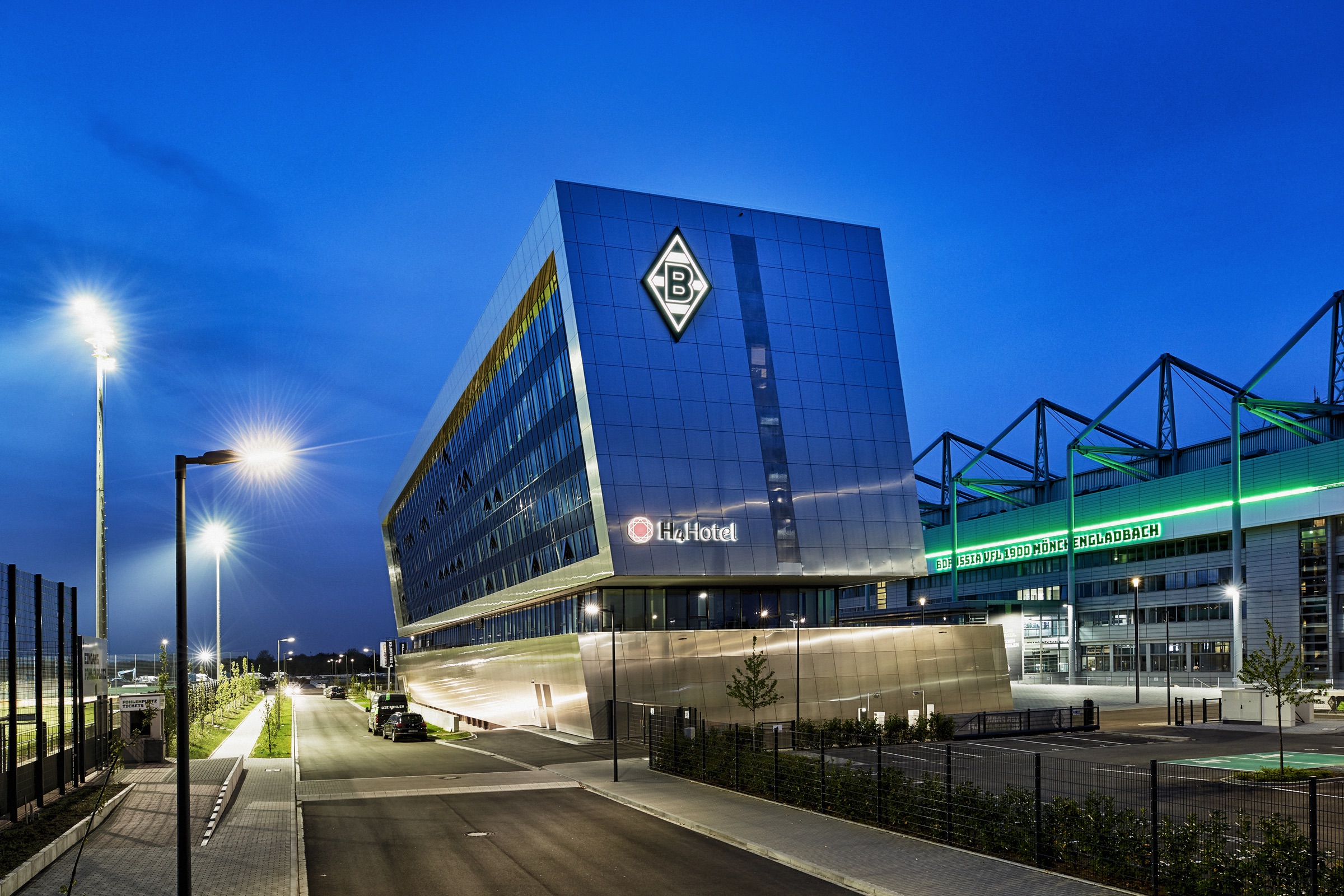 Exterior of H4 Hotel Monchengladbach BORUSSIA-PARK hotel in Moenchengladbach, Other than US/Canada