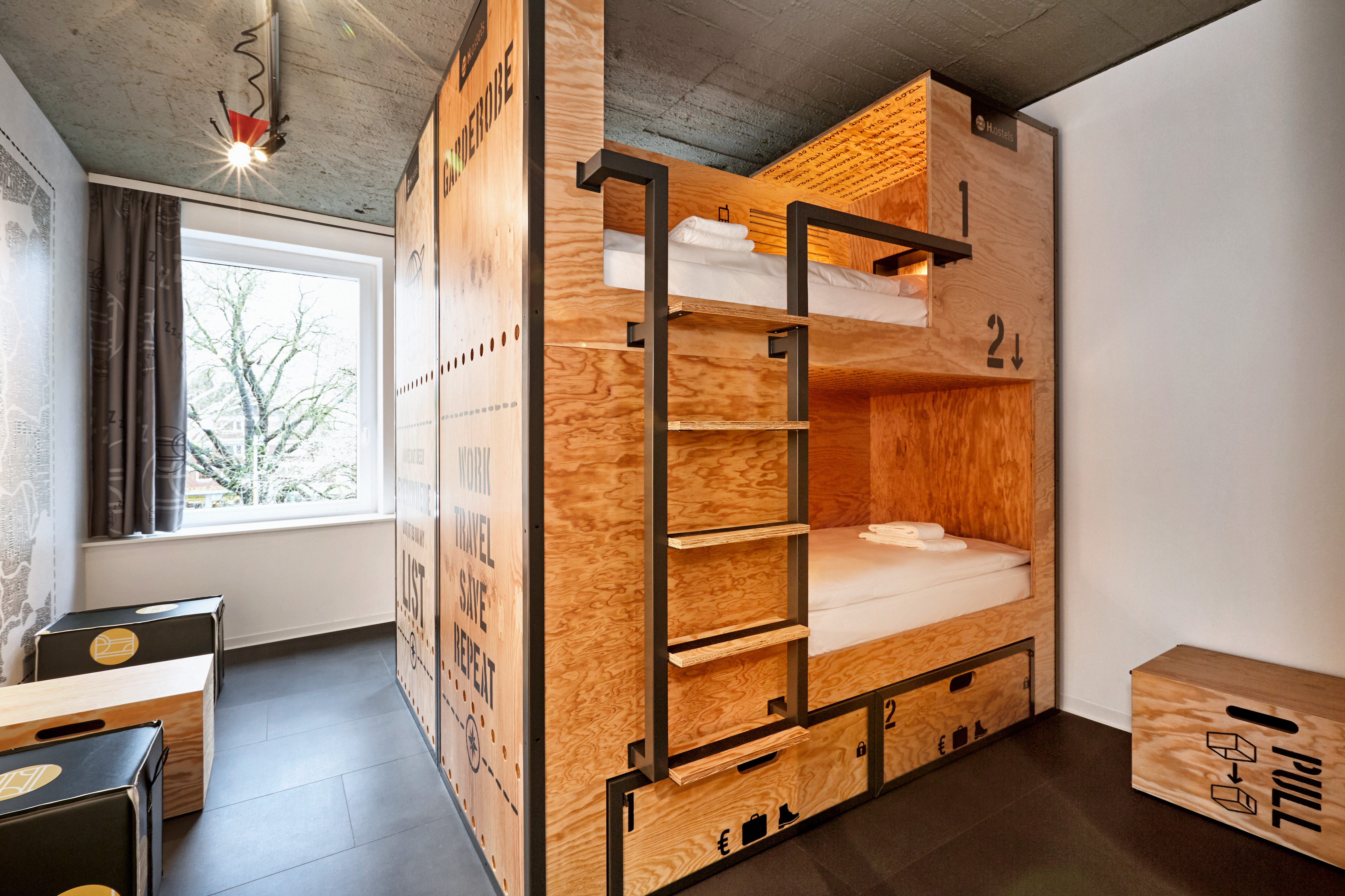 Guest room at the H.ostel Munster in Muenster, Other than US/Canada