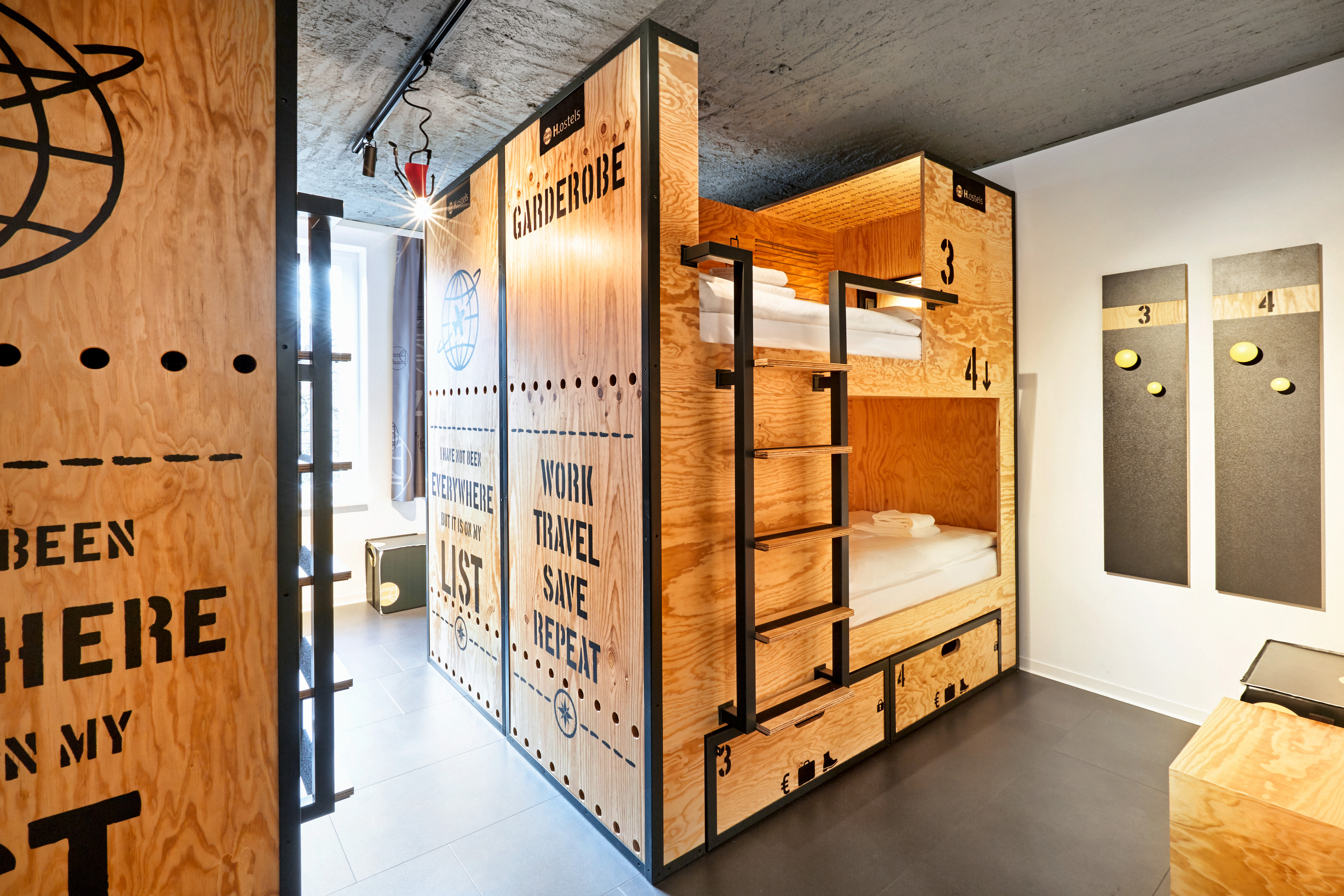 Guest room at the H.ostel Munster in Muenster, Other than US/Canada