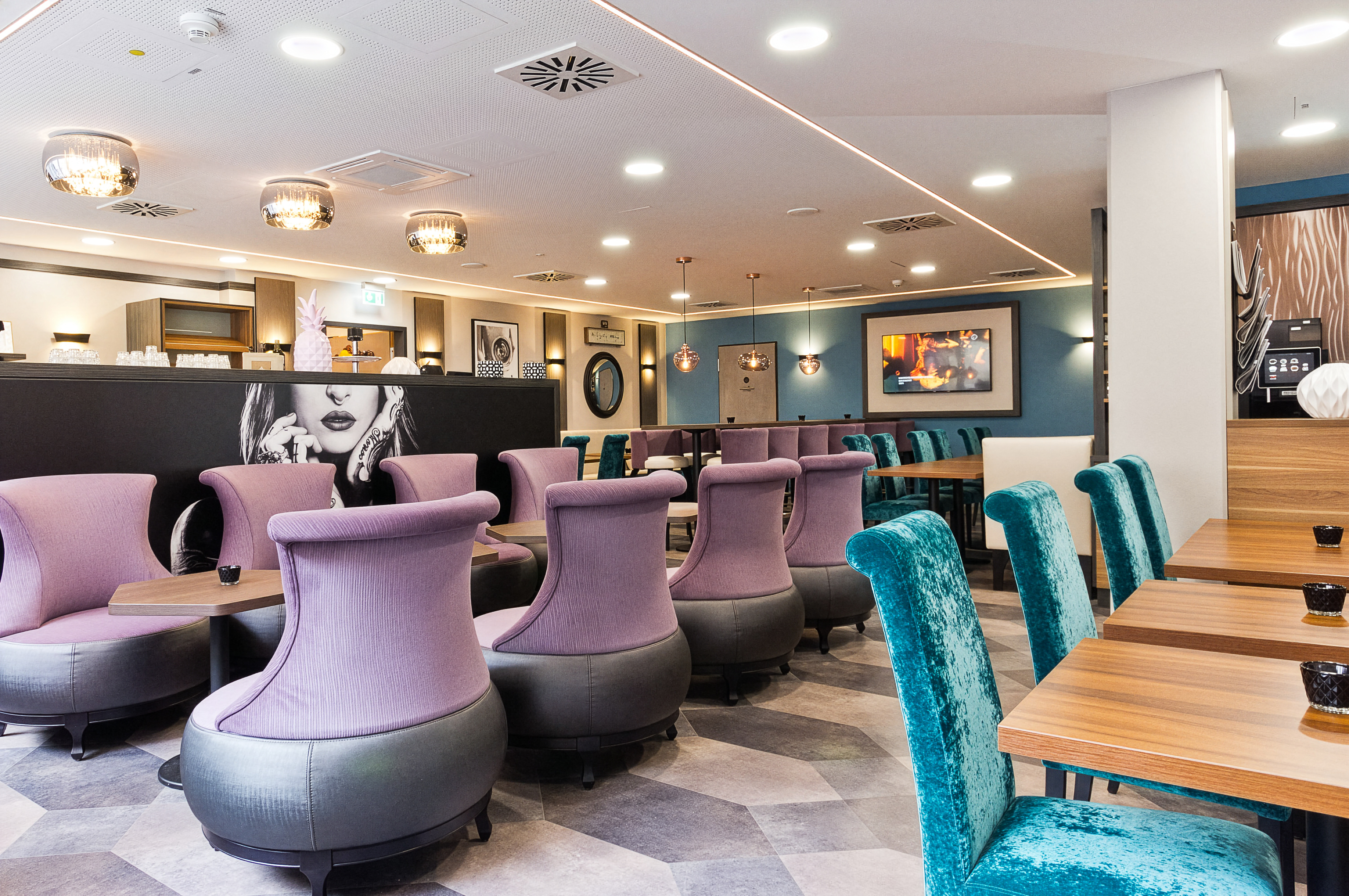 elaya hotel munich city, Trademark Collection by Wyndham restaurant breakfast area with seating in Munich, Other than US/Canada
