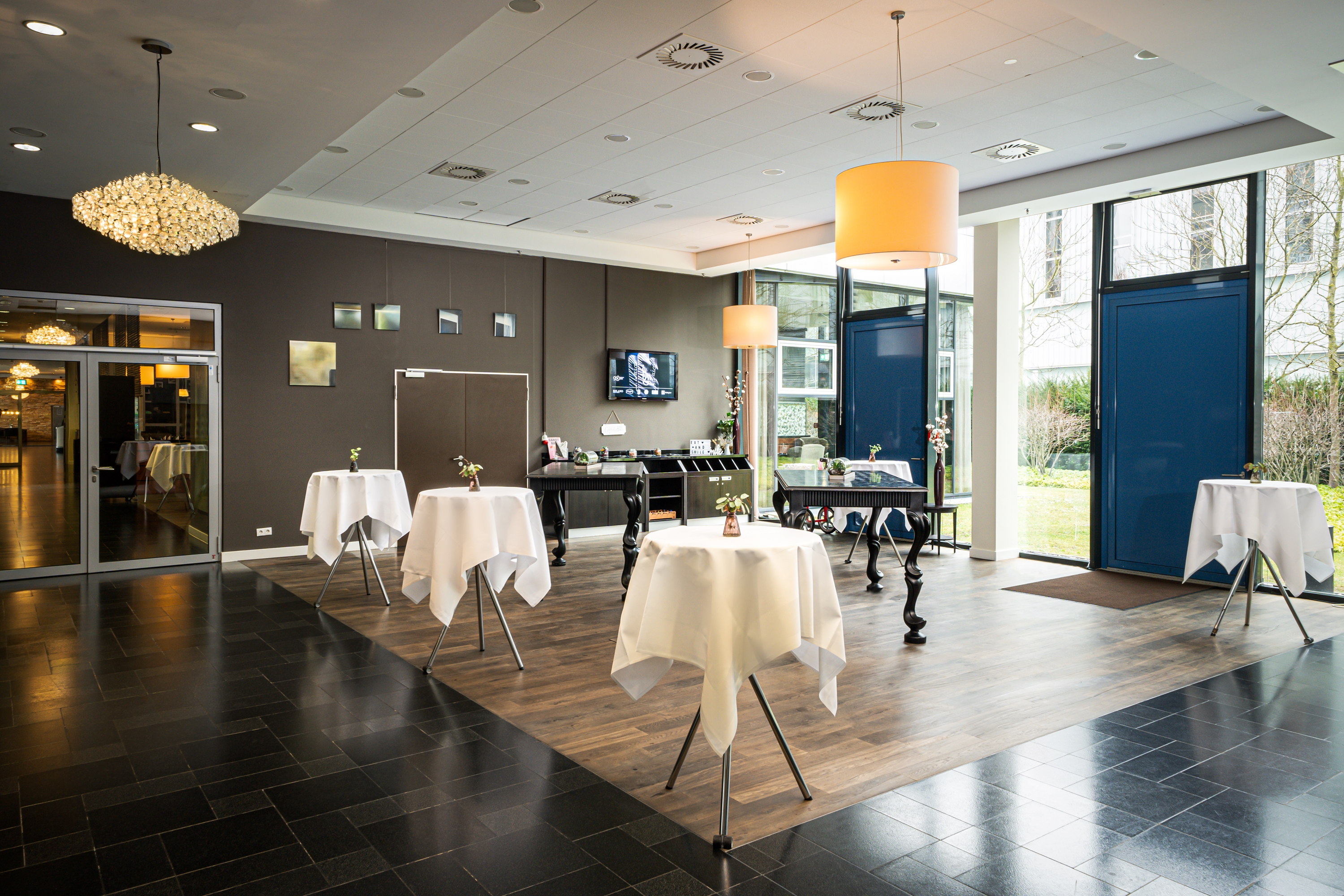 Meeting room banquet rounds at The Rilano Hotel Munich, Trademark Collection by Wyndham in Munich, Other than US/Canada