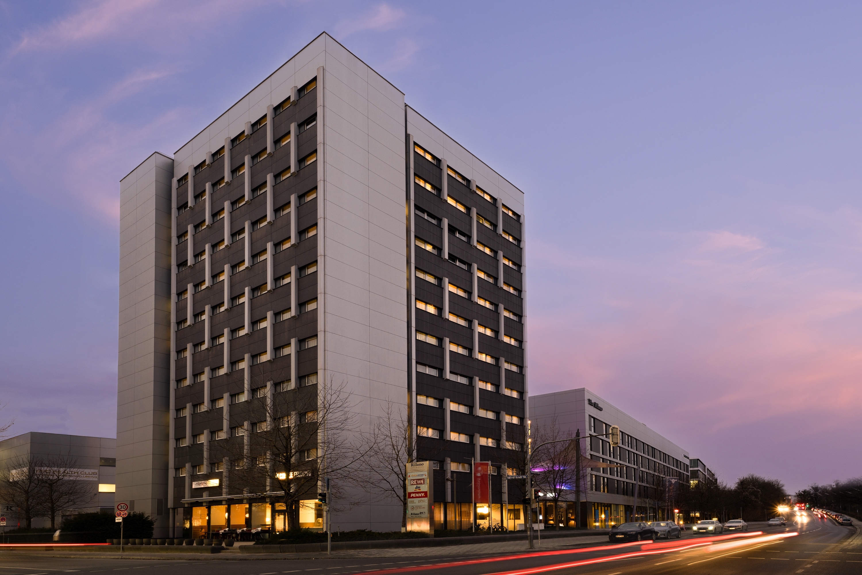 Exterior of The Rilano Munich, Trademark Collection by Wyndham hotel in Munich, Other than US/Canada