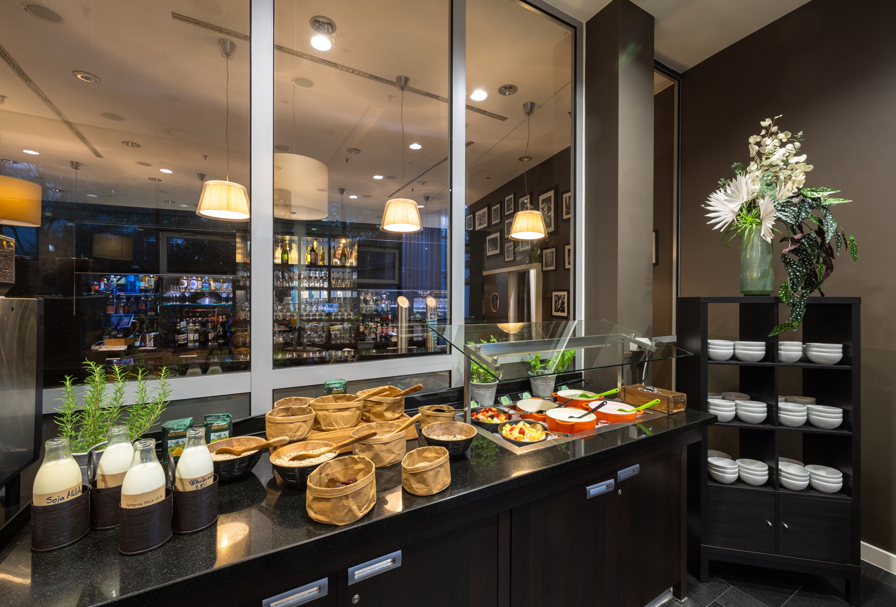 The Rilano Hotel Munich, Trademark Collection by Wyndham restaurant breakfast area close up in Munich, Other than US/Canada