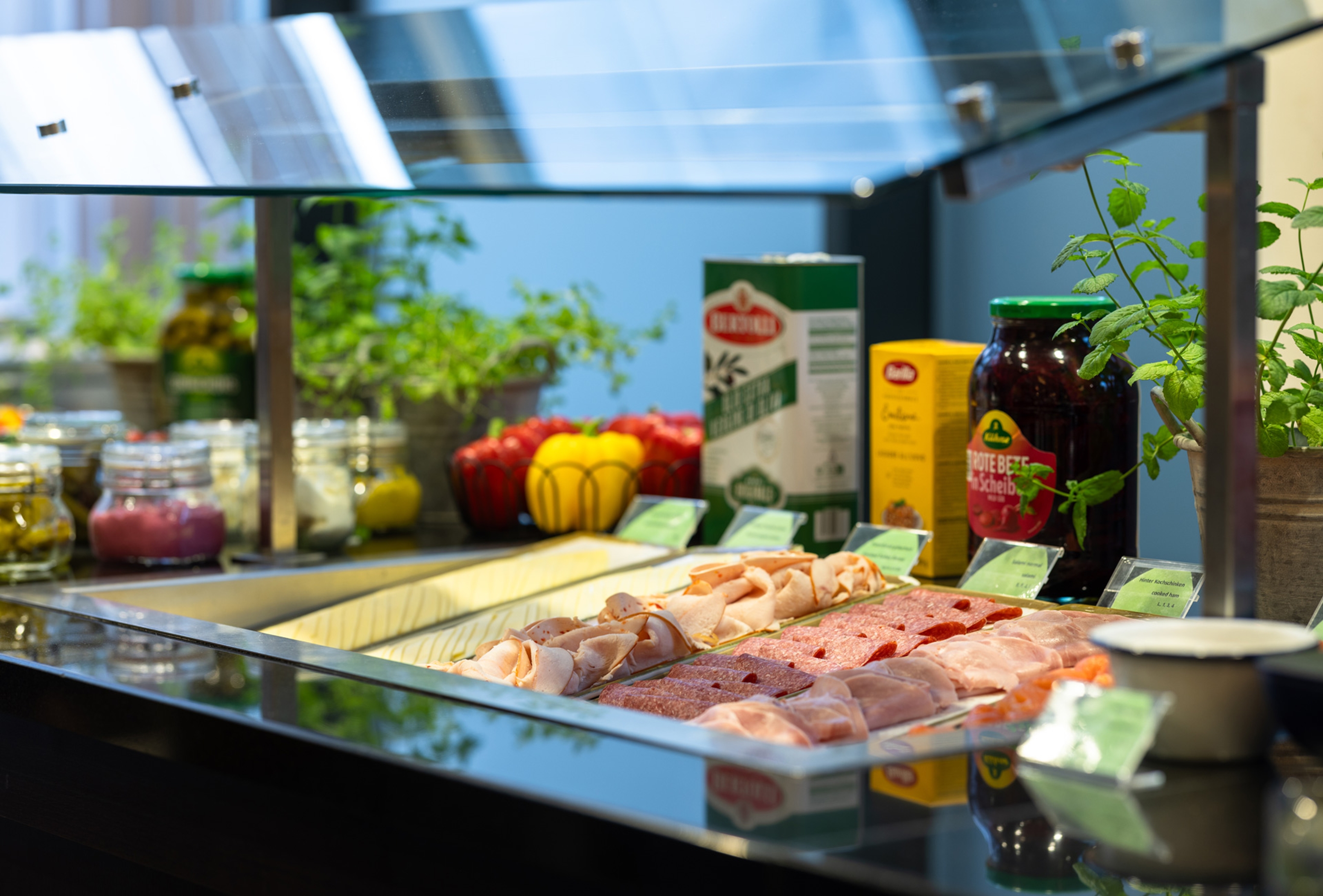The Rilano Hotel Munich, Trademark Collection by Wyndham restaurant breakfast area close up in Munich, Other than US/Canada