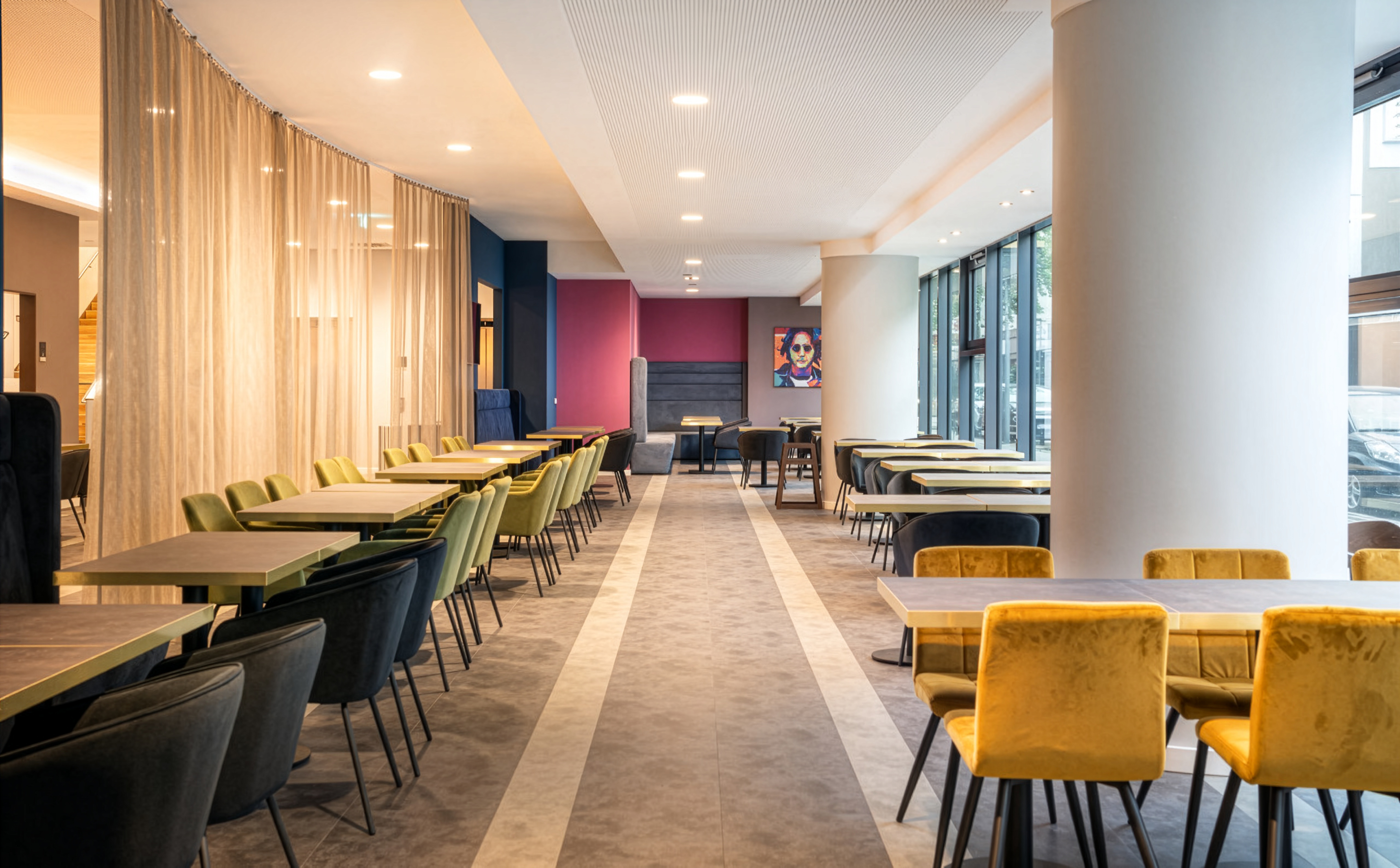 elaya hotel oberhausen, Trademark by Wyndham restaurant breakfast area with seating in Oberhausen, Other than US/Canada
