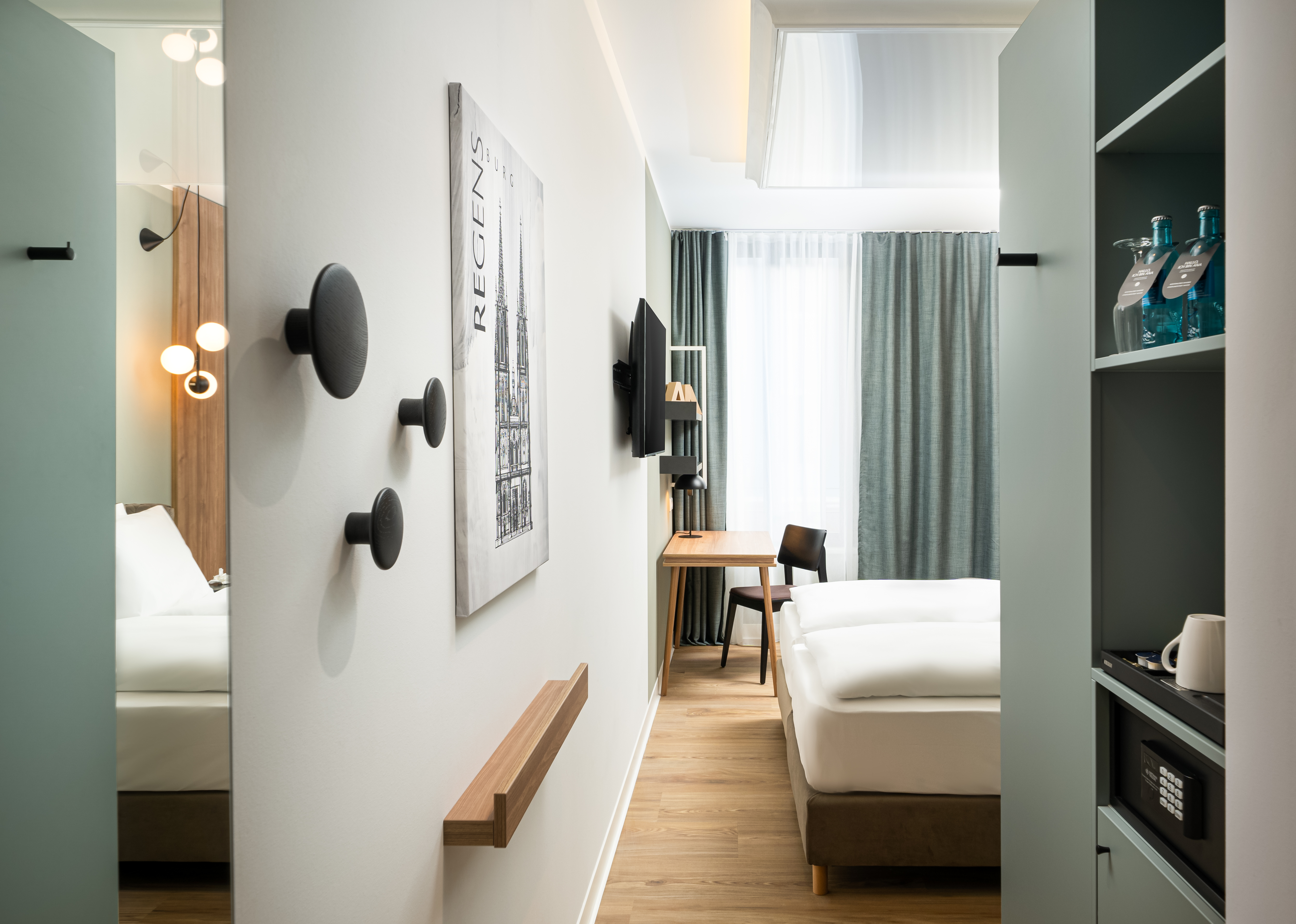 Guest room at the elaya hotel regensburg city center, Trademark by Wyndham in Regensburg, Other than US/Canada