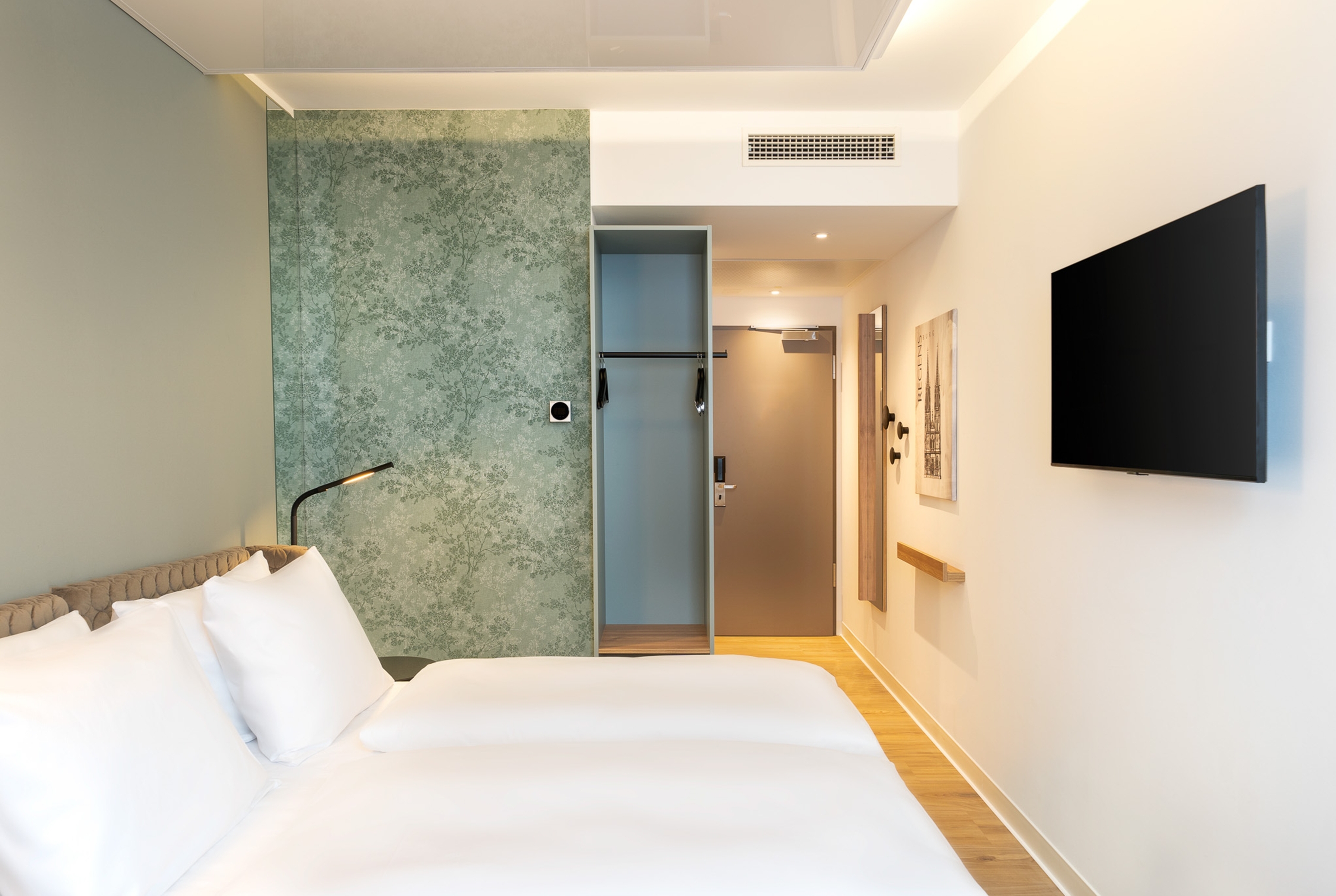 Guest room at the elaya hotel regensburg city center, Trademark by Wyndham in Regensburg, Other than US/Canada