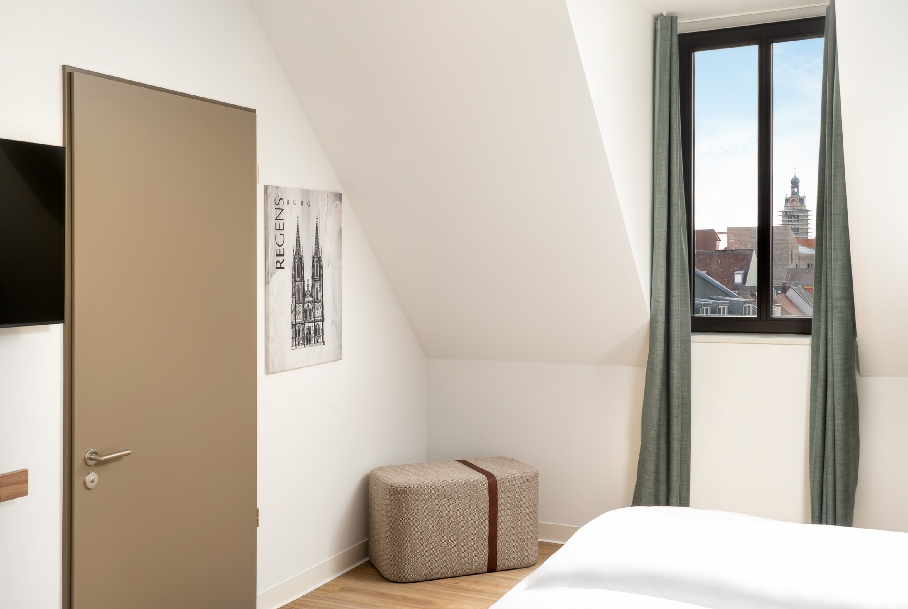 Guest room at the elaya hotel regensburg city center, Trademark by Wyndham in Regensburg, Other than US/Canada
