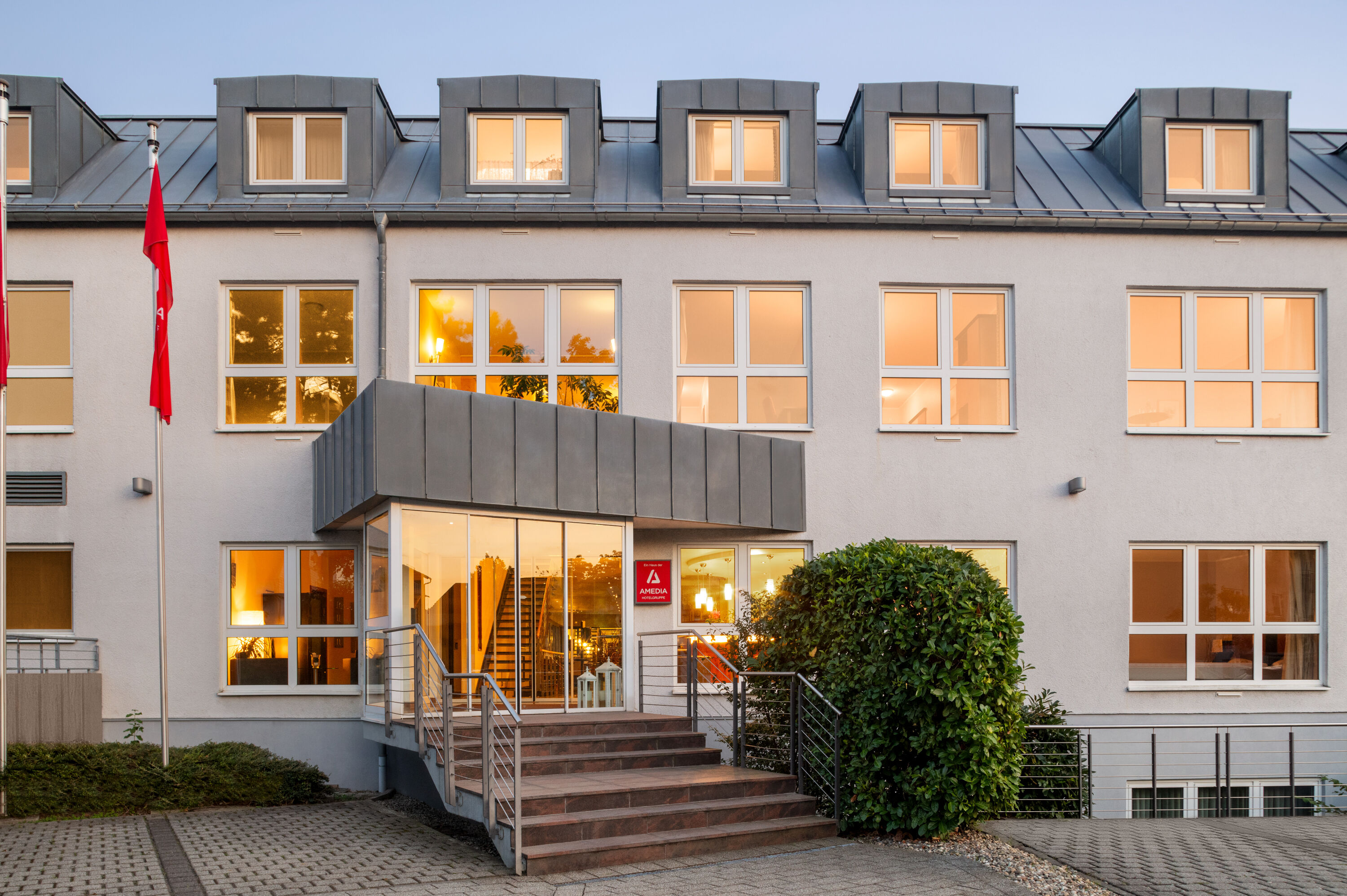 Exterior of Amedia Frankfurt Russelsheim Trademark Collection by Wyndham hotel in Ruesselsheim, Other than US/Canada