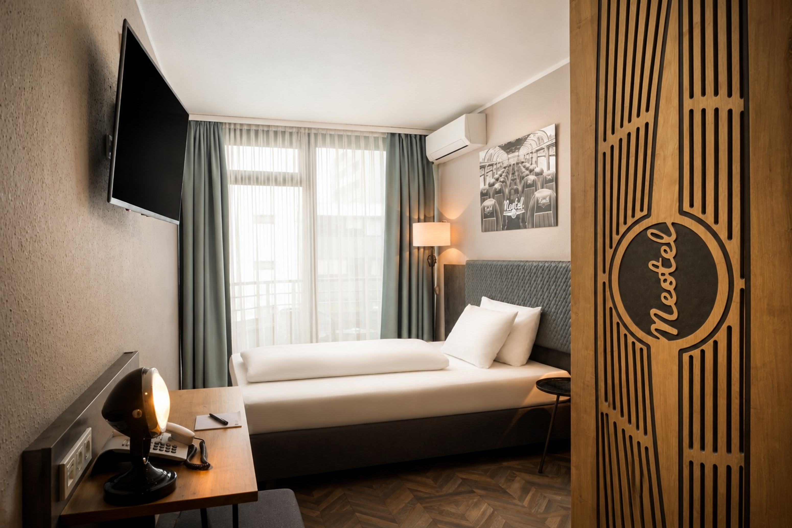Guest room at the Arthotel ANA Neotel, Trademark Collection by Wyndham in Stuttgart, Other than US/Canada