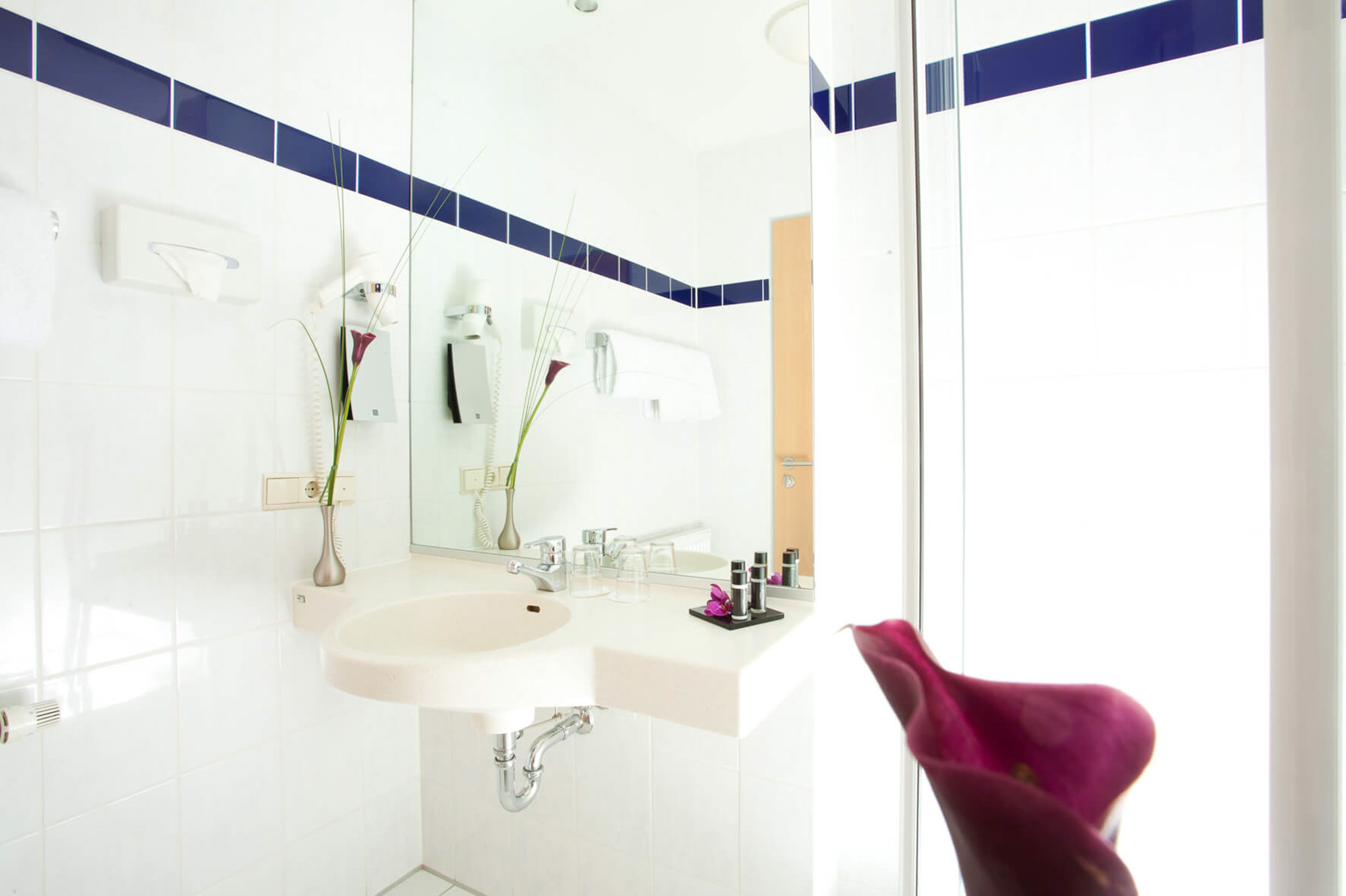 Guest room bath at the elaya hotel wolfenbuettel, Trademark Collection by Wyndham in Wolfenbuettel, Other than US/Canada