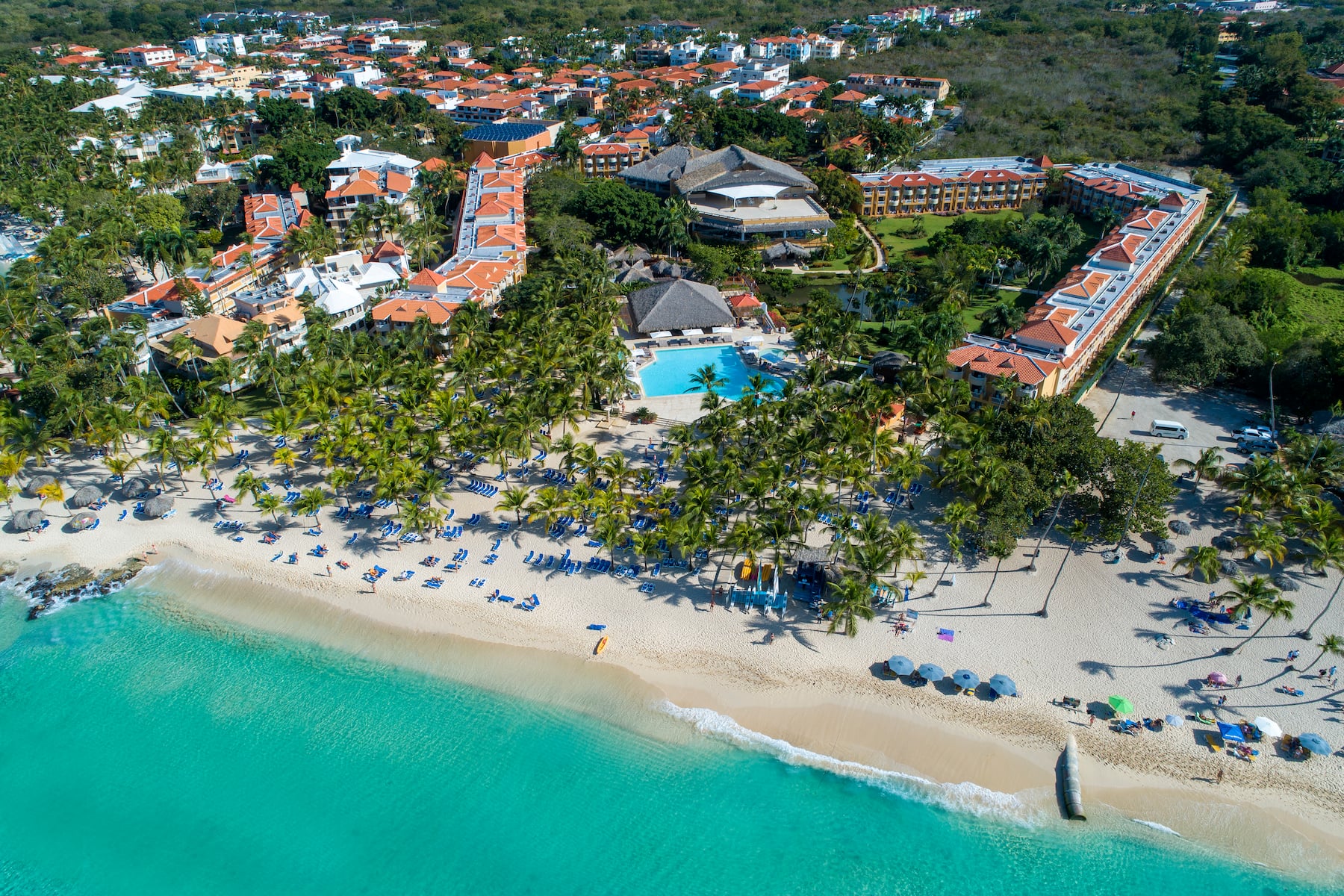 Exterior of Viva Dominicus Palace by Wyndham, A Trademark All Inclusive hotel in La Romana, Other than US/Canada