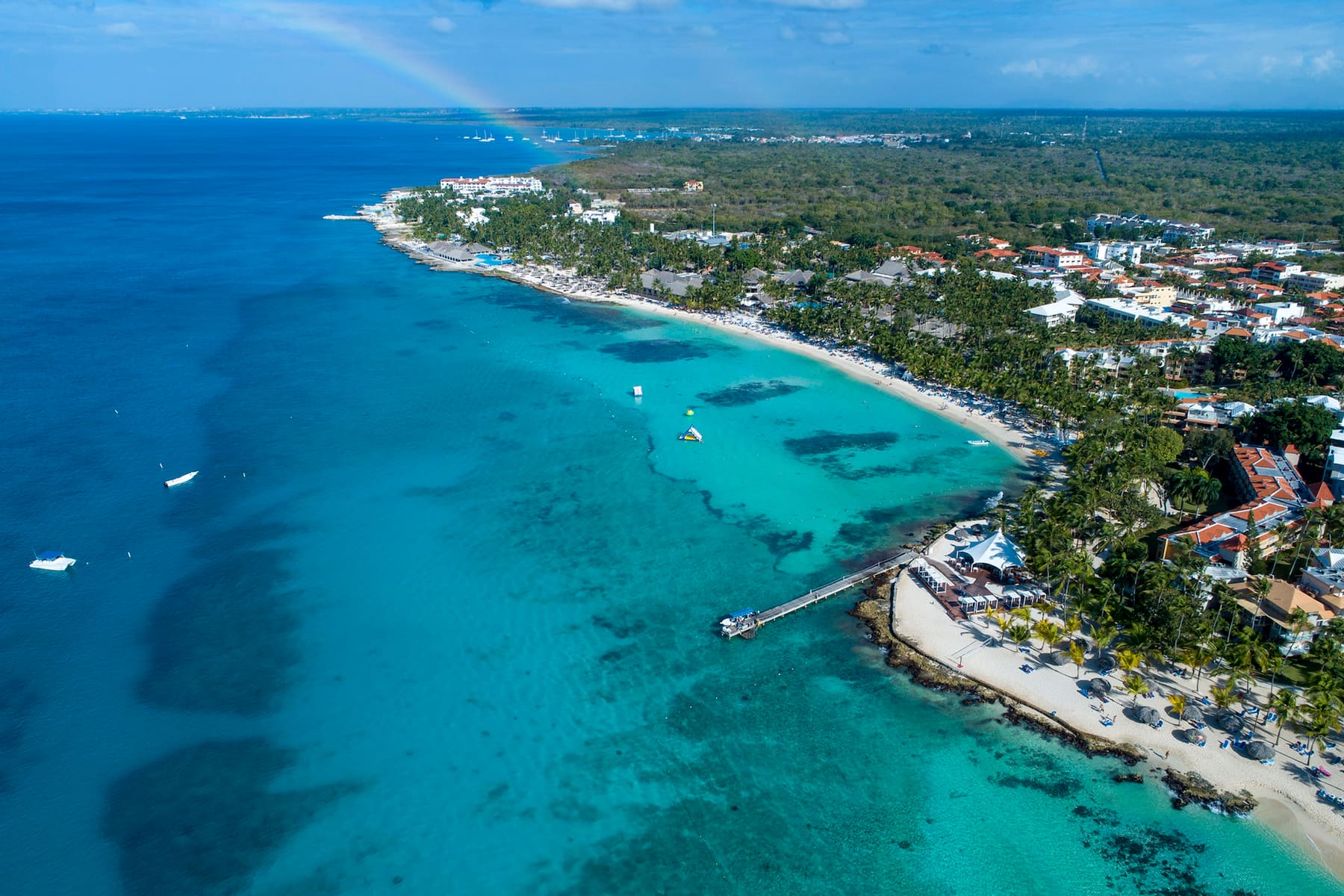 Aerial View of Viva Dominicus Beach by Wyndham, A Trademark All Inclusive hotel in La Romana, Other than US/Canada