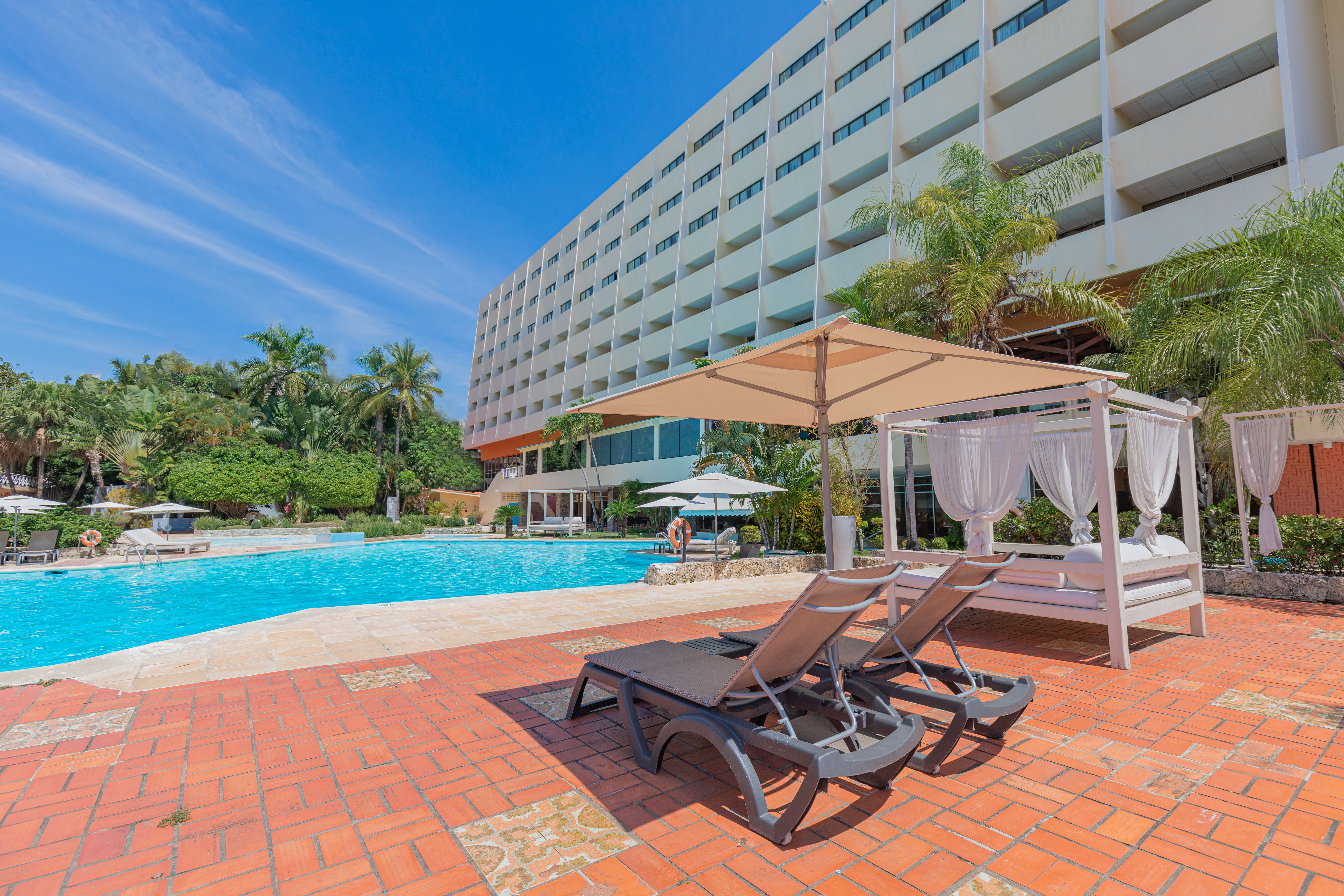 Pool at the Dominican Fiesta Hotel, Trademark By Wyndham in Santo Domingo, Other than US/Canada