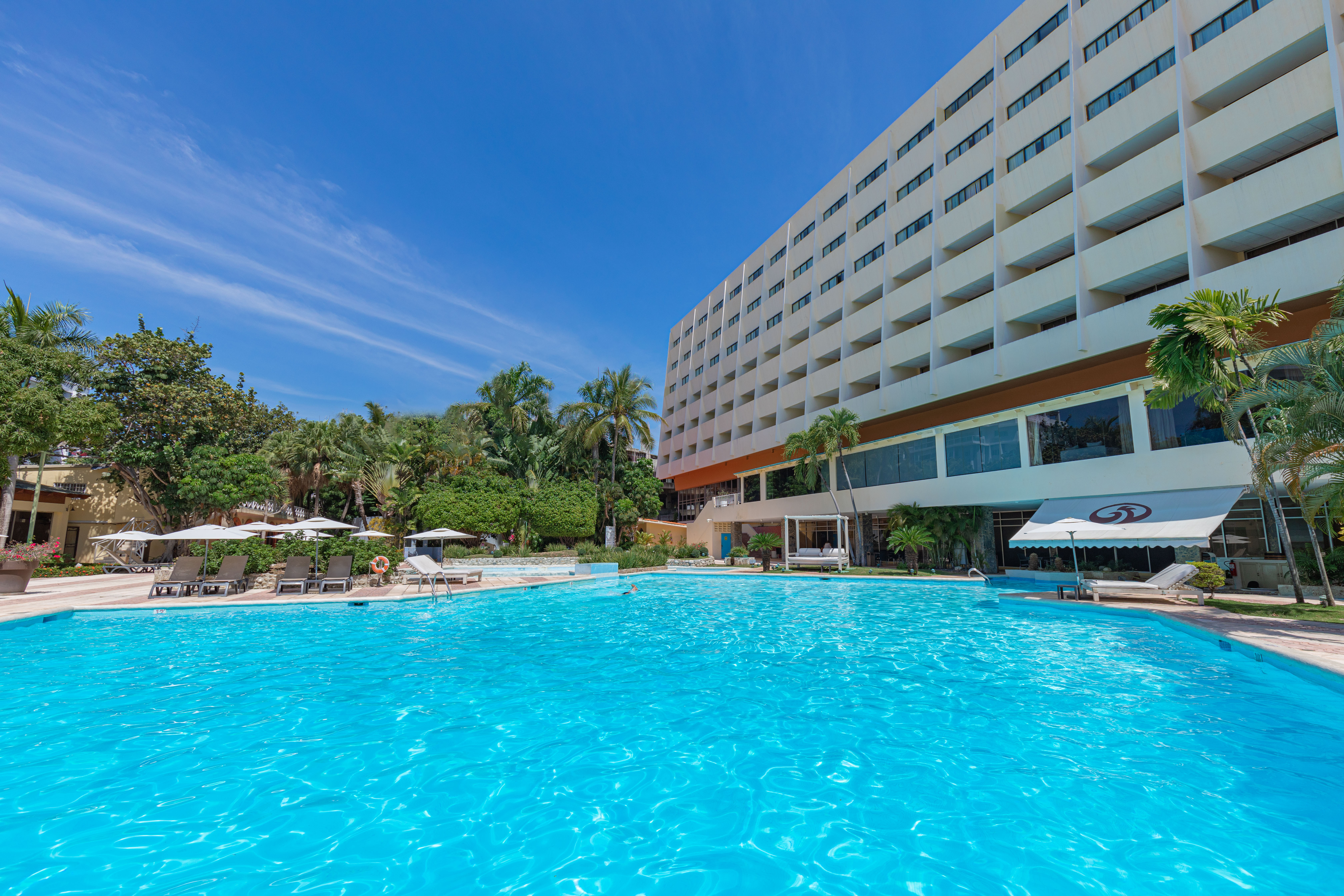 Pool at the Dominican Fiesta Hotel, Trademark By Wyndham in Santo Domingo, Other than US/Canada