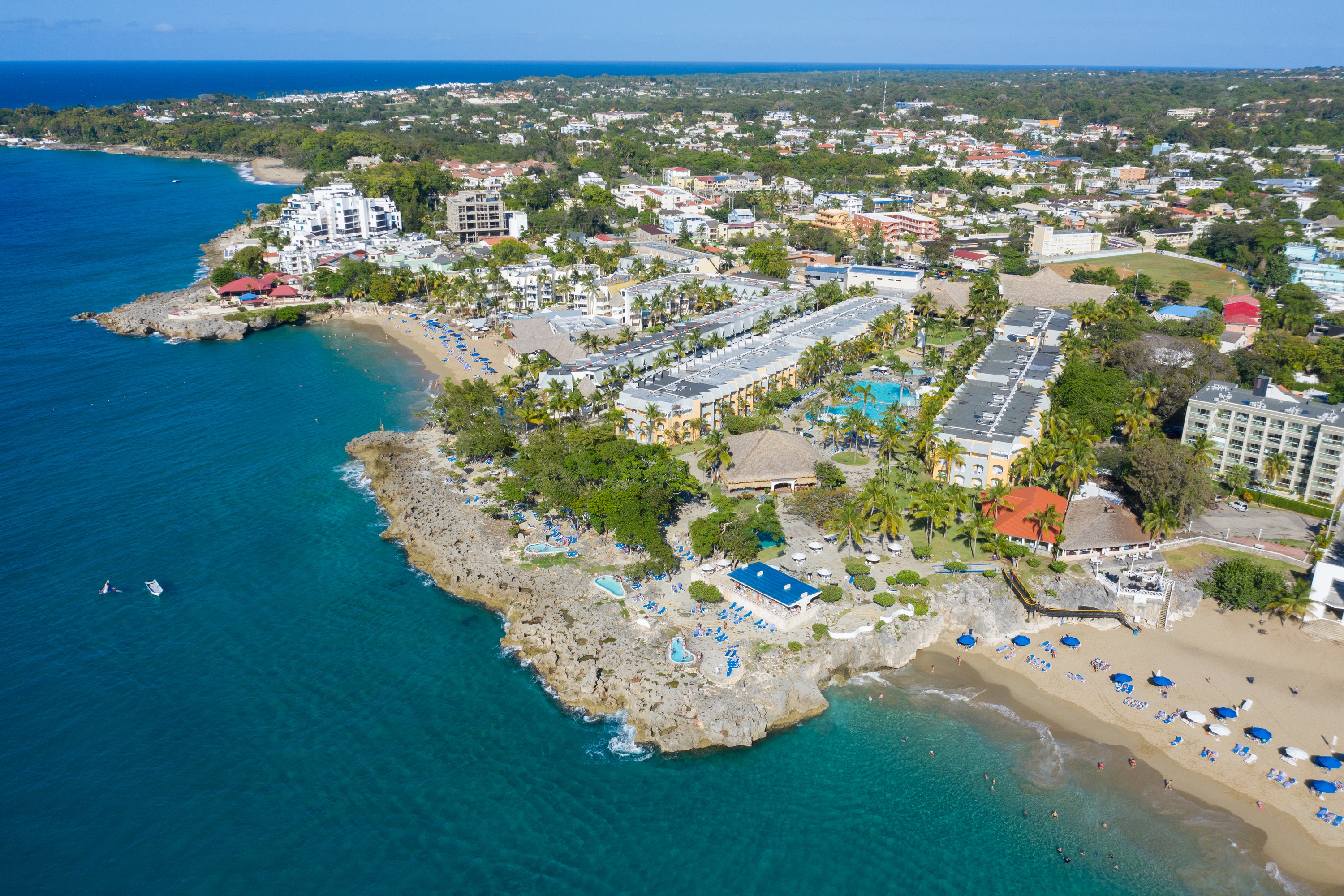 Aerial View of Casa Marina Sosua, Trademark by Wyndham All Inclusive hotel in Sosua, Other than US/Canada