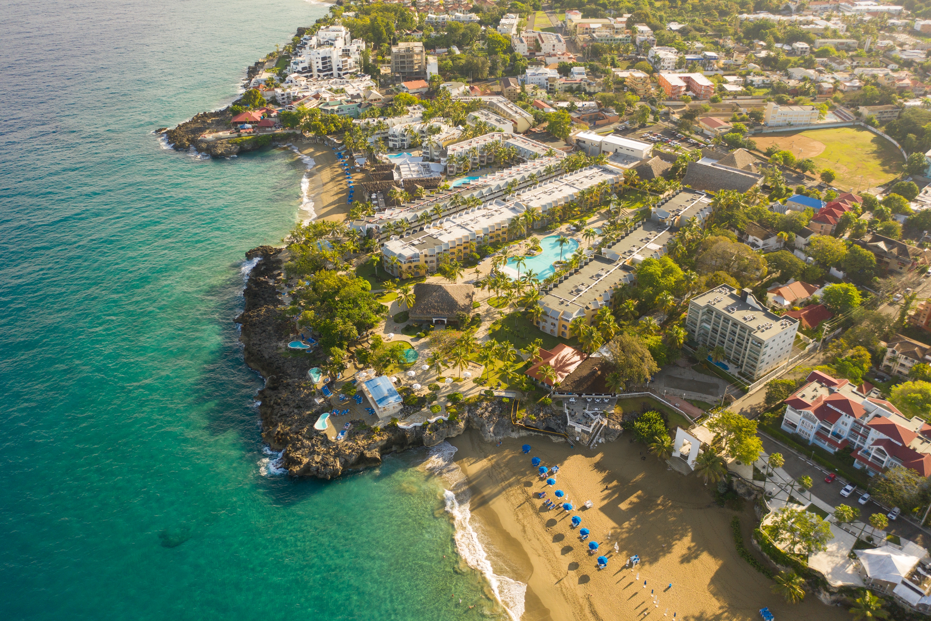 Aerial View of Casa Marina Sosua, Trademark by Wyndham All Inclusive hotel in Sosua, Other than US/Canada