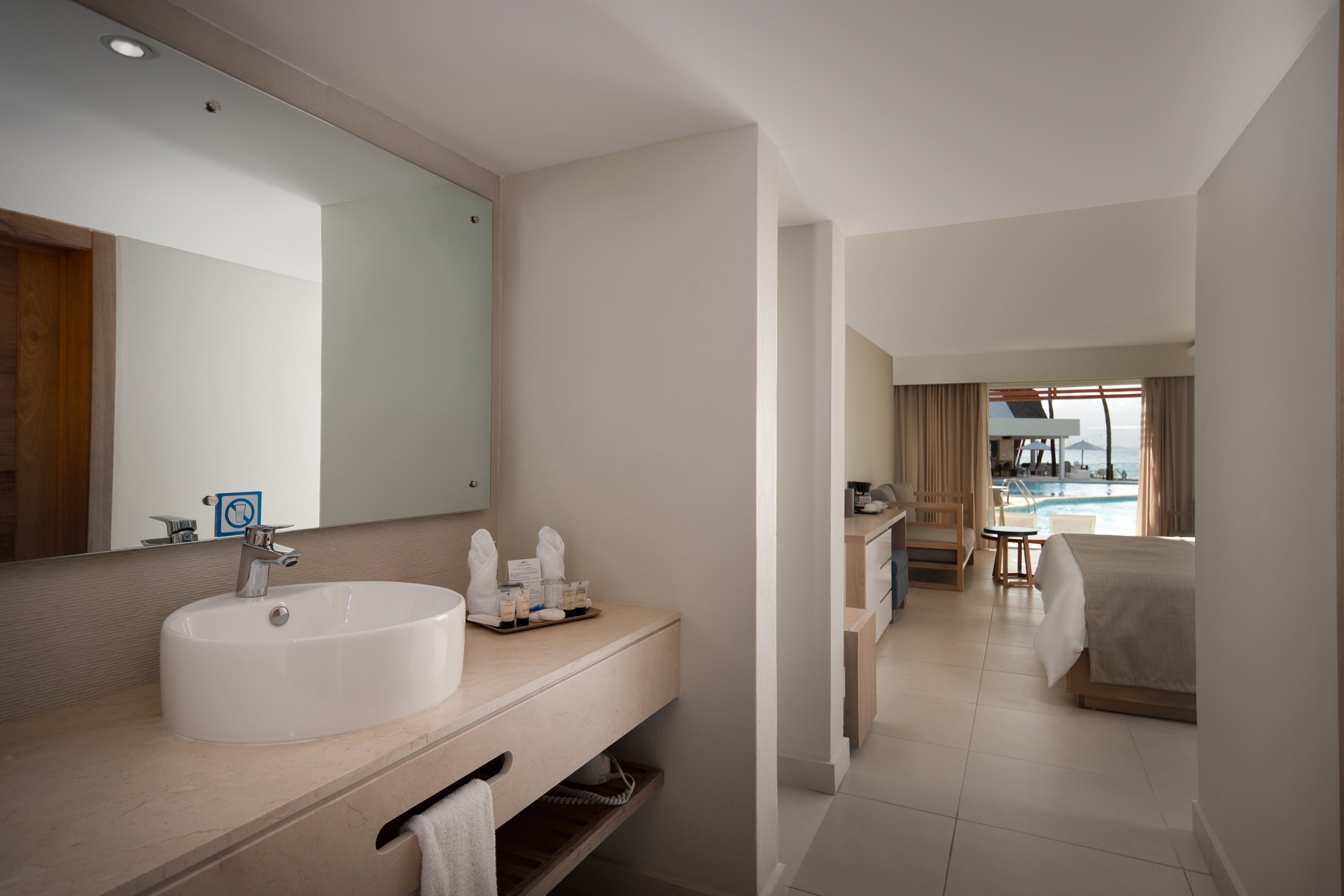 Guest room bath at the Select Sosua Adults Only, Trademark by Wyndham All Inclusive in Sosua, Other than US/Canada