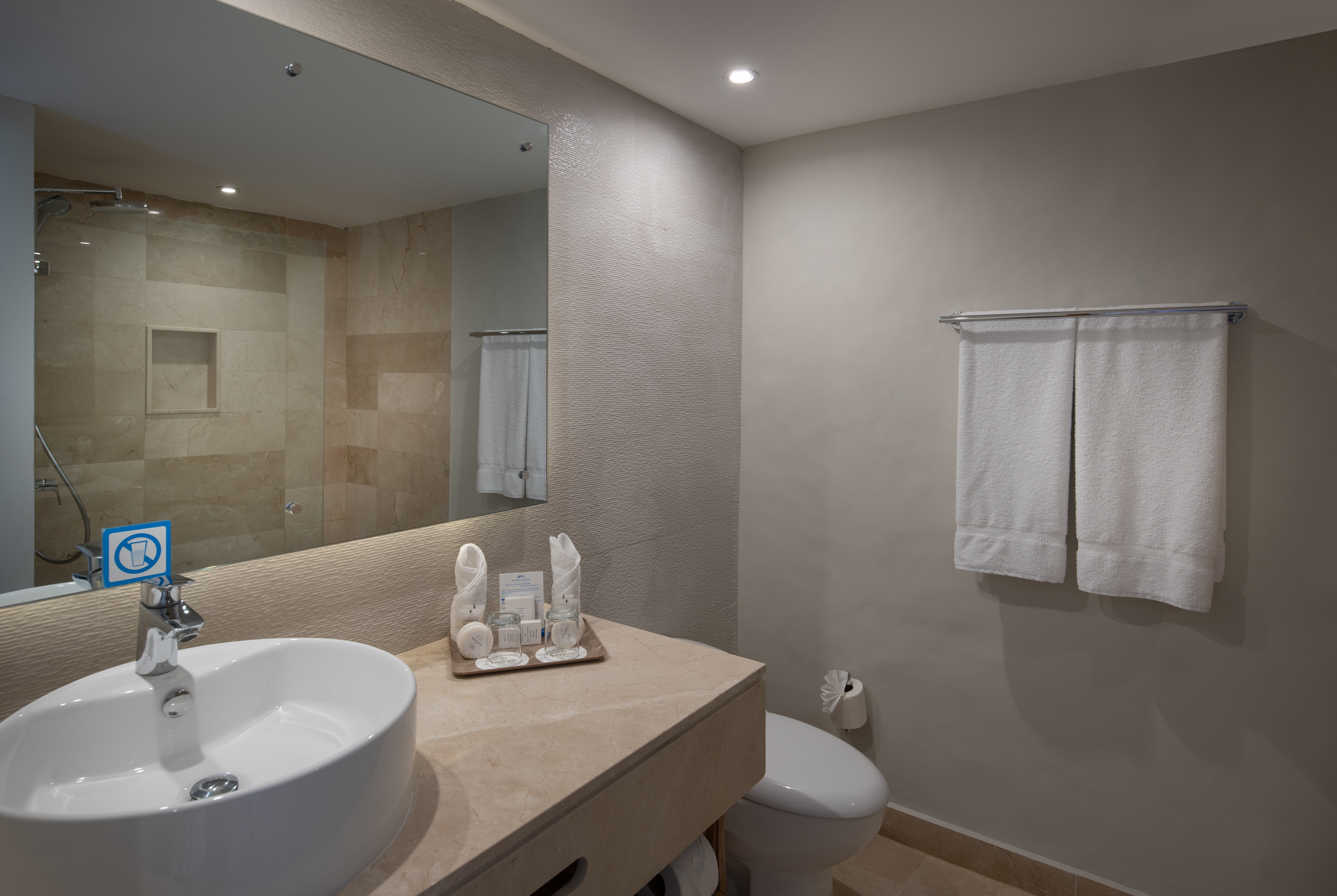 Guest room bath at the Select Sosua Adults Only, Trademark by Wyndham All Inclusive in Sosua, Other than US/Canada