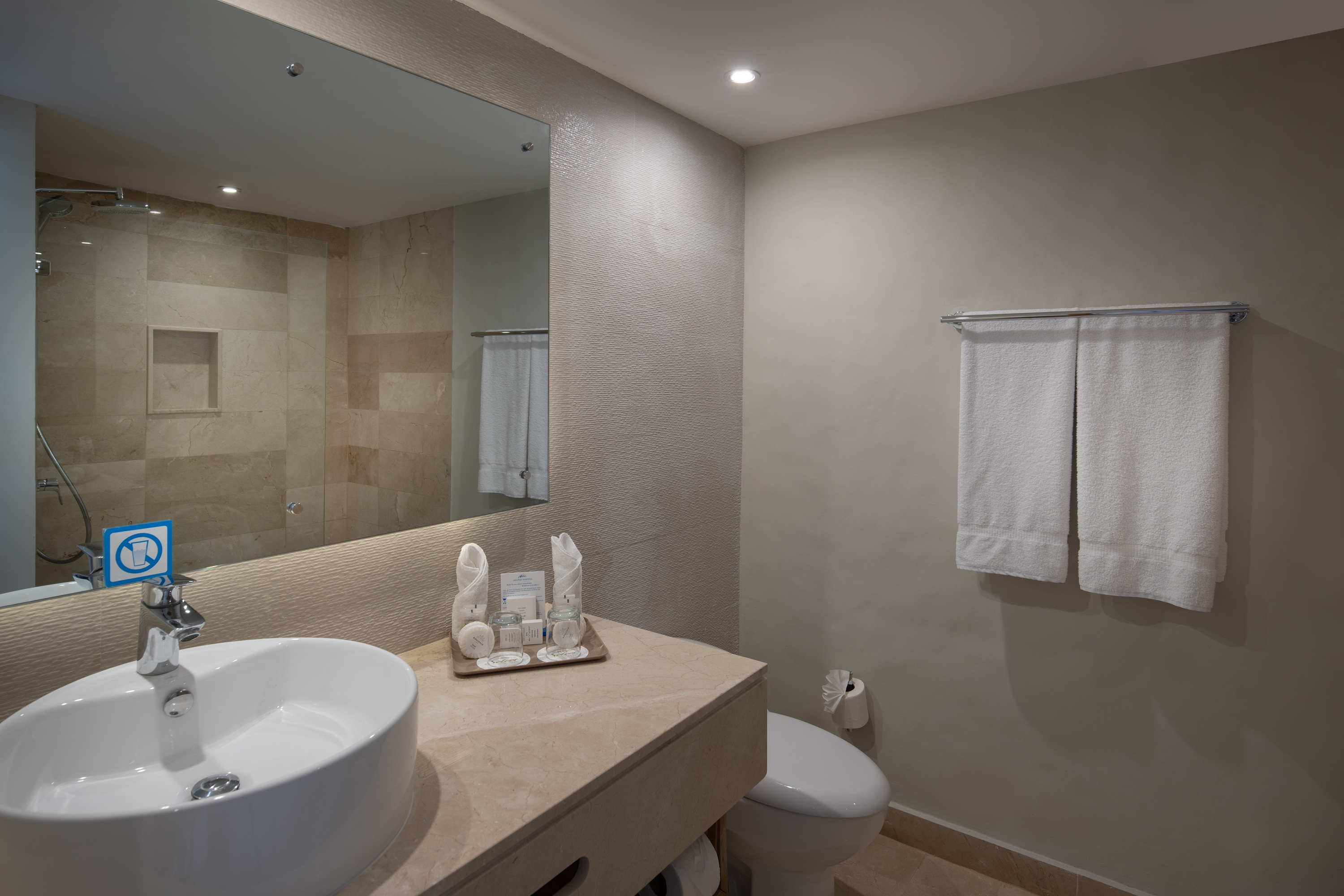 Guest room bath at the Select Sosua Adults Only, Trademark by Wyndham All Inclusive in Sosua, Other than US/Canada