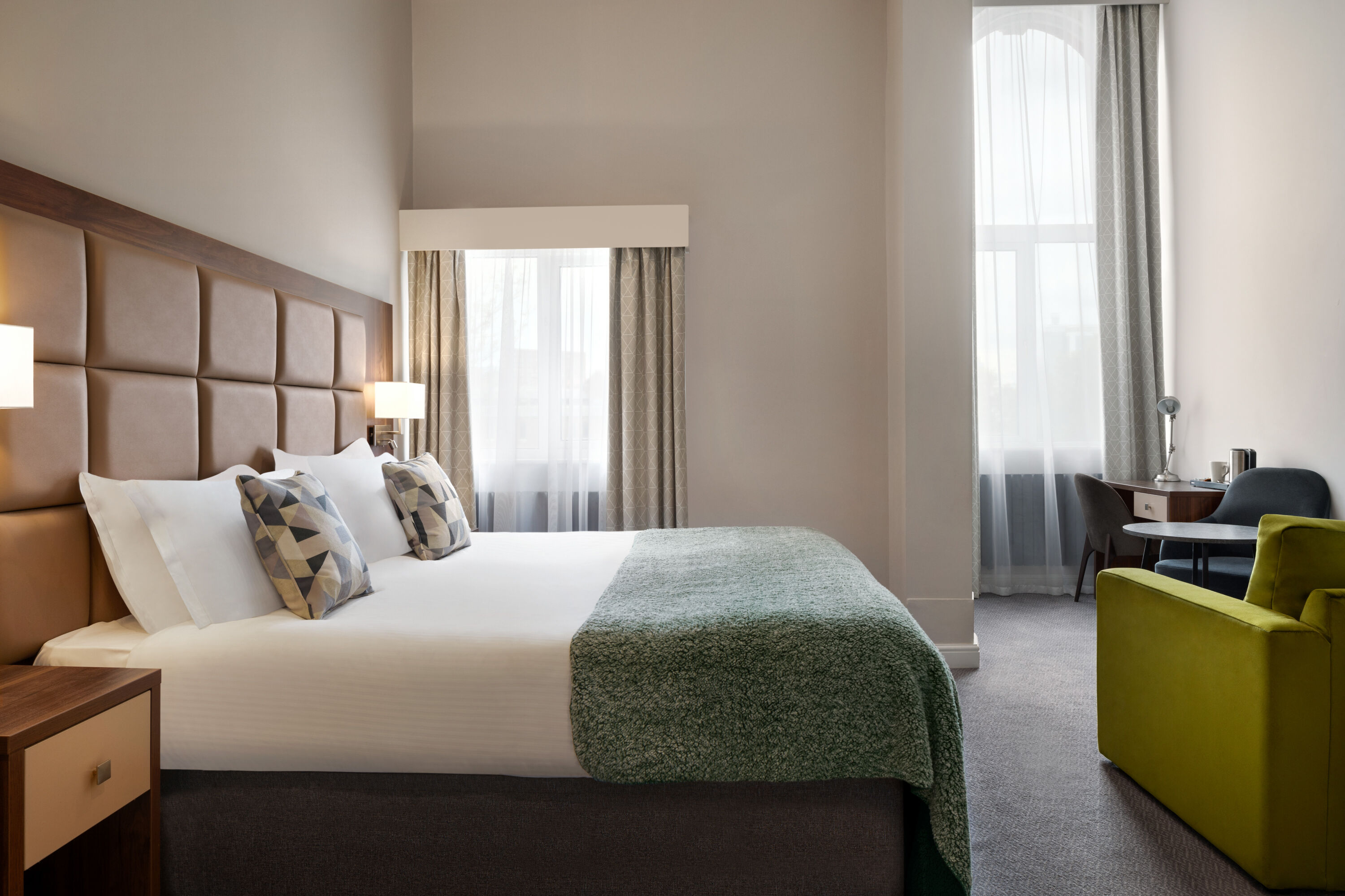 Guest room at the Trafford Hall Manchester, Trademark Collection by Wyndham in Manchester, Other than US/Canada