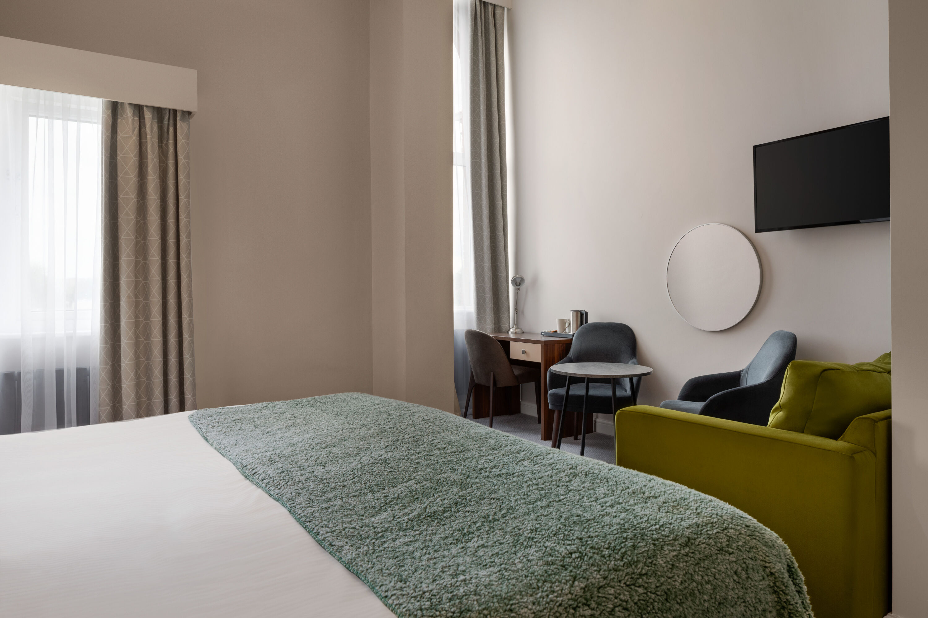 Guest room at the Trafford Hall Manchester, Trademark Collection by Wyndham in Manchester, Other than US/Canada