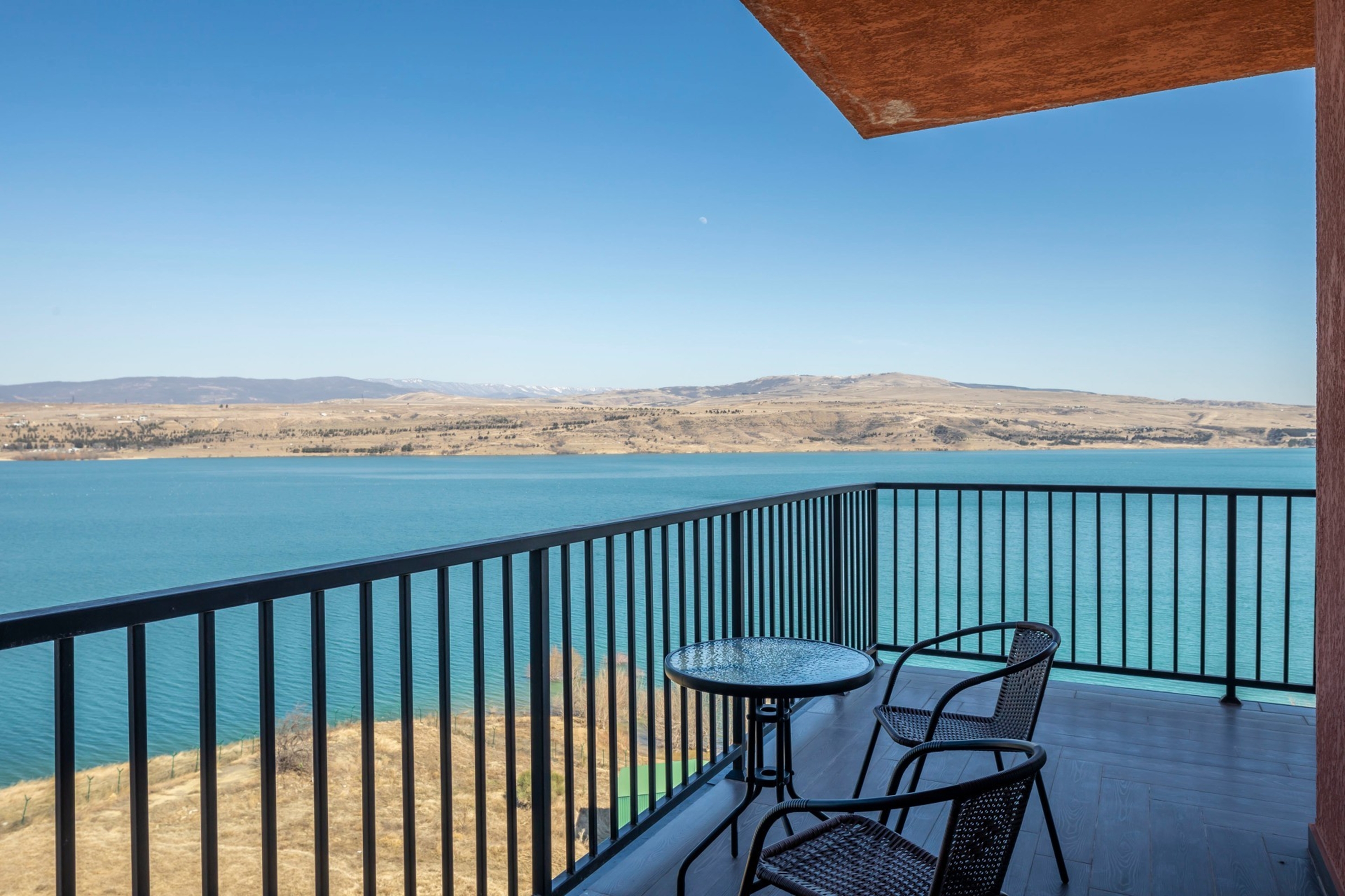 Guest room patio at the Gino Seaside Tbilisi, Trademark Collection by Wyndham in Tbilisi, Other than US/Canada