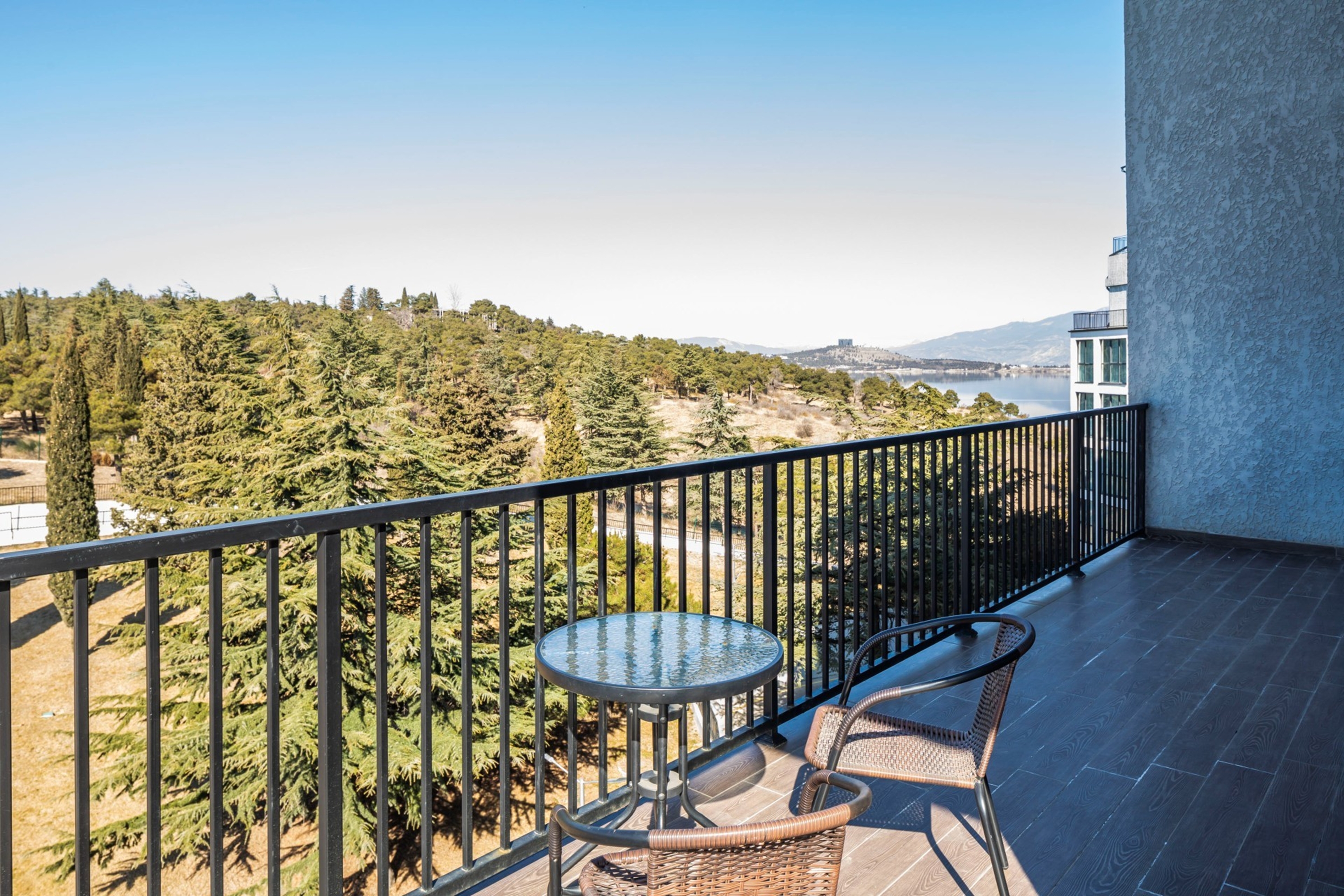 Guest room patio at the Gino Seaside Tbilisi, Trademark Collection by Wyndham in Tbilisi, Other than US/Canada